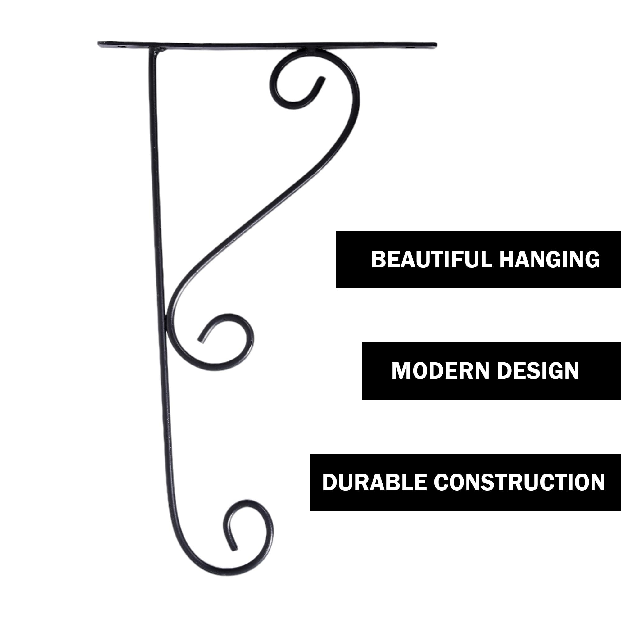 Kuber Industries Hanging Metal Planters - Balcony Display