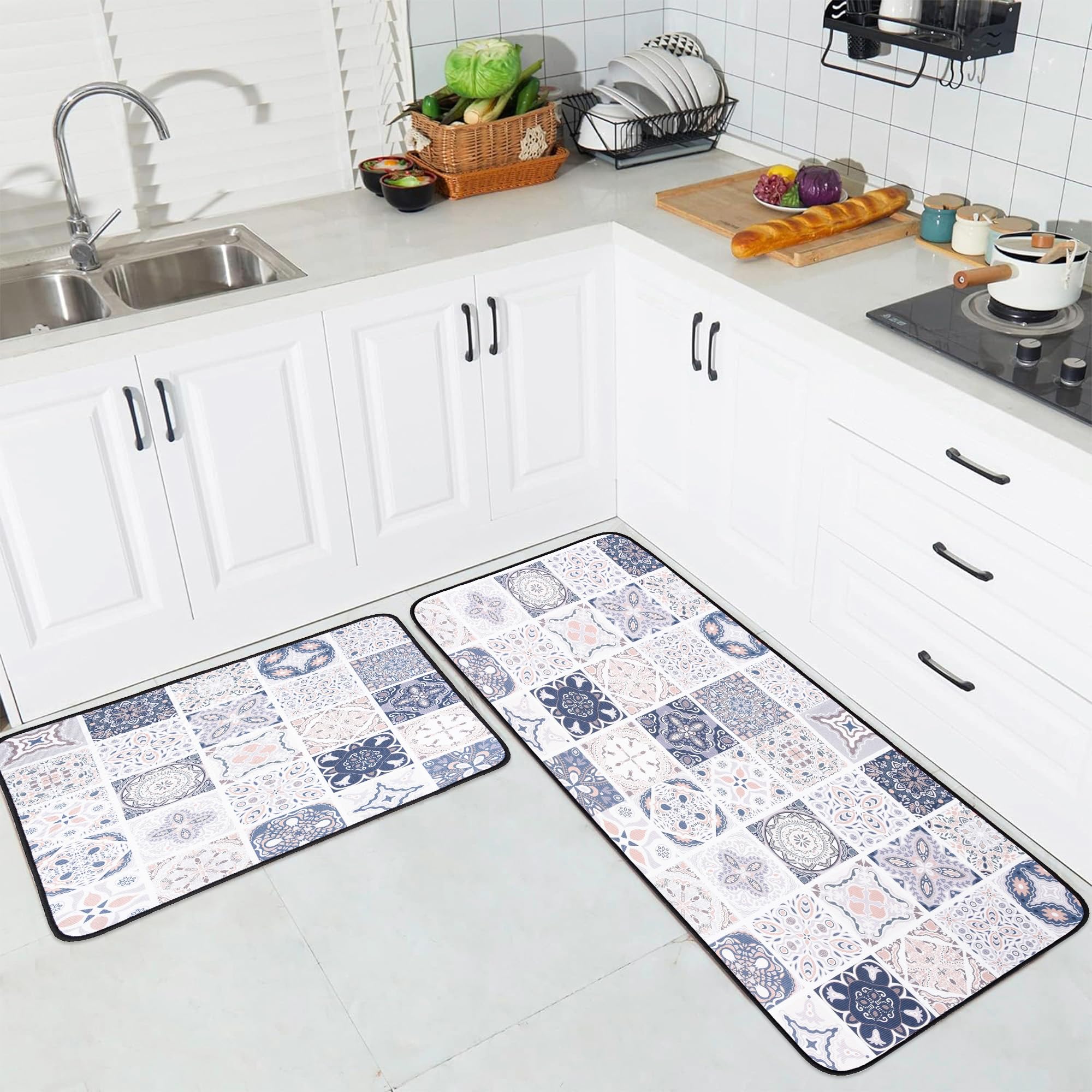 Kuber Industries 12 pcs kitchen mats - Perfect housewarming gift