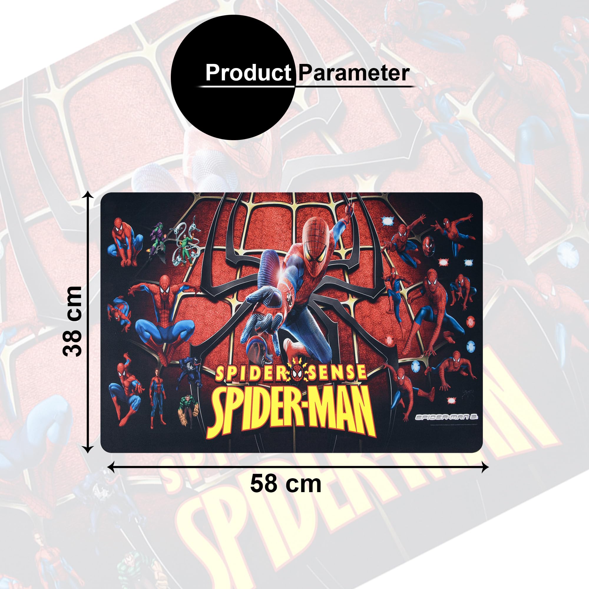 Kuber Industries Spiderman Bathmat - Entryway