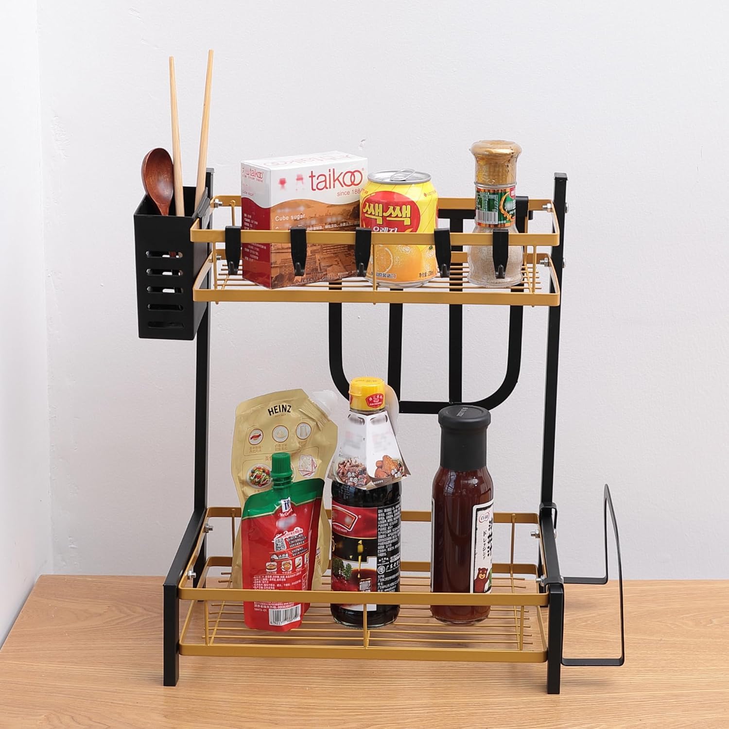 Kuber Industries Dish Drying Rack - Kitchen countertop storage