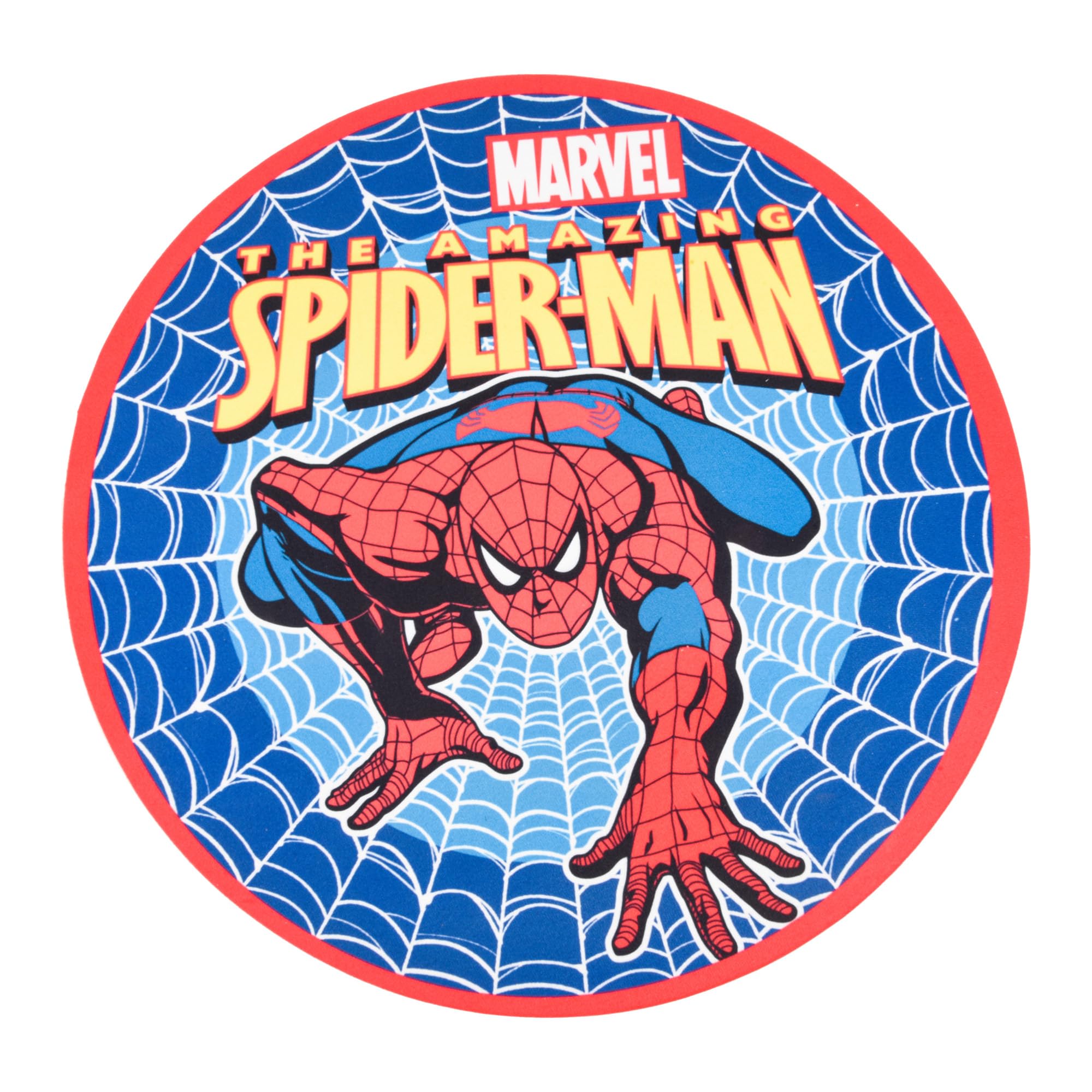 Kuber Round Spiderman Bath Mat - quick drying