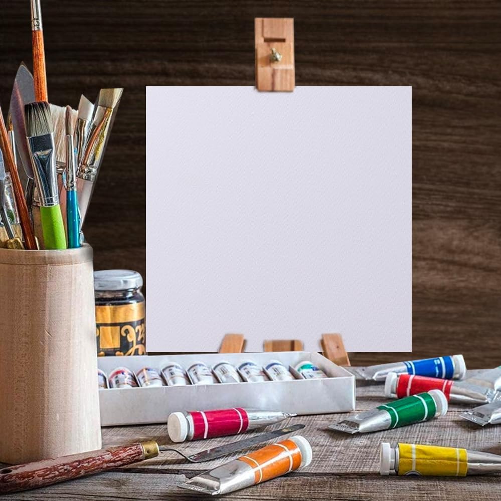 Kuber Industries Blank Cotton Canvas Board - perfect for art classes