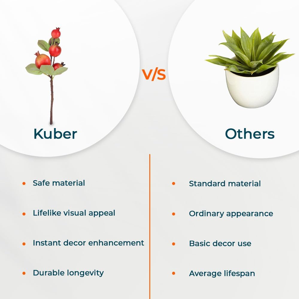 Kuber Industries artificial flowers - living room decor