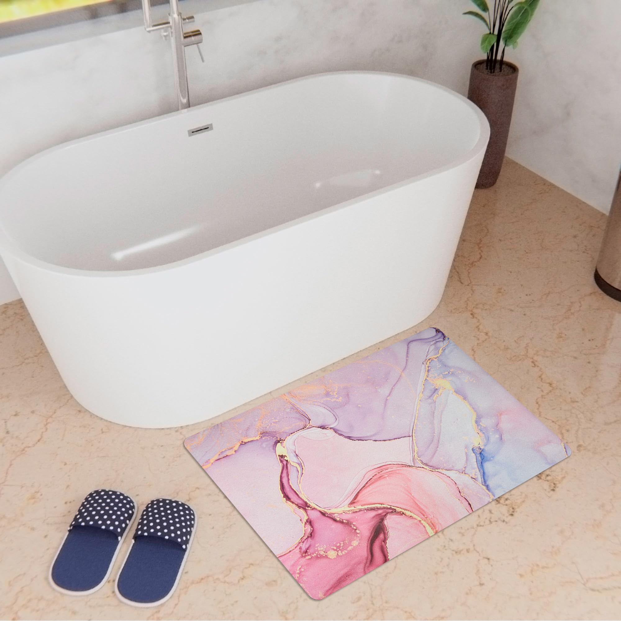 Kuber Industries bath mat - Durable non-slip rug