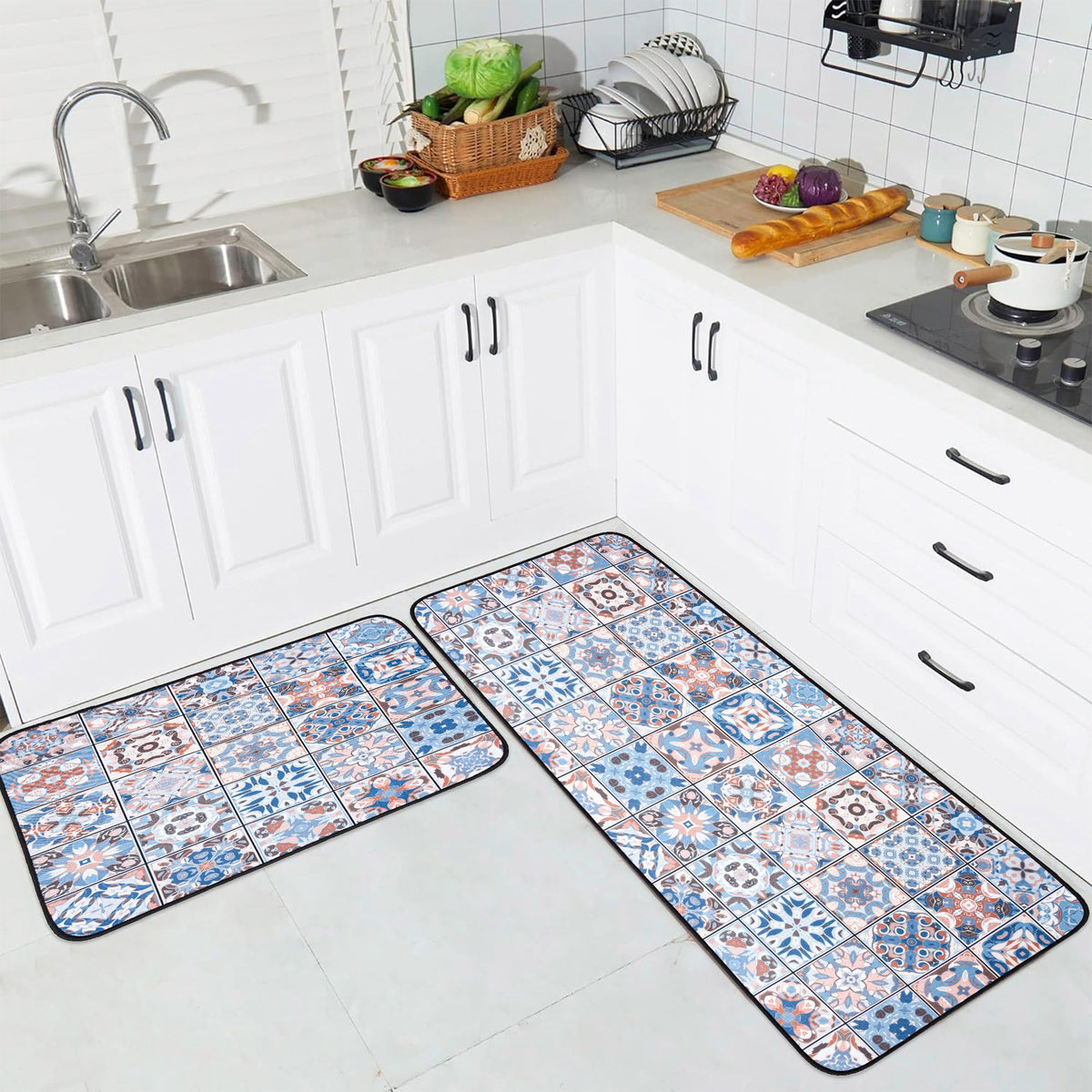 Kuber Industries slip-resistant kitchen runner - ensuring safety