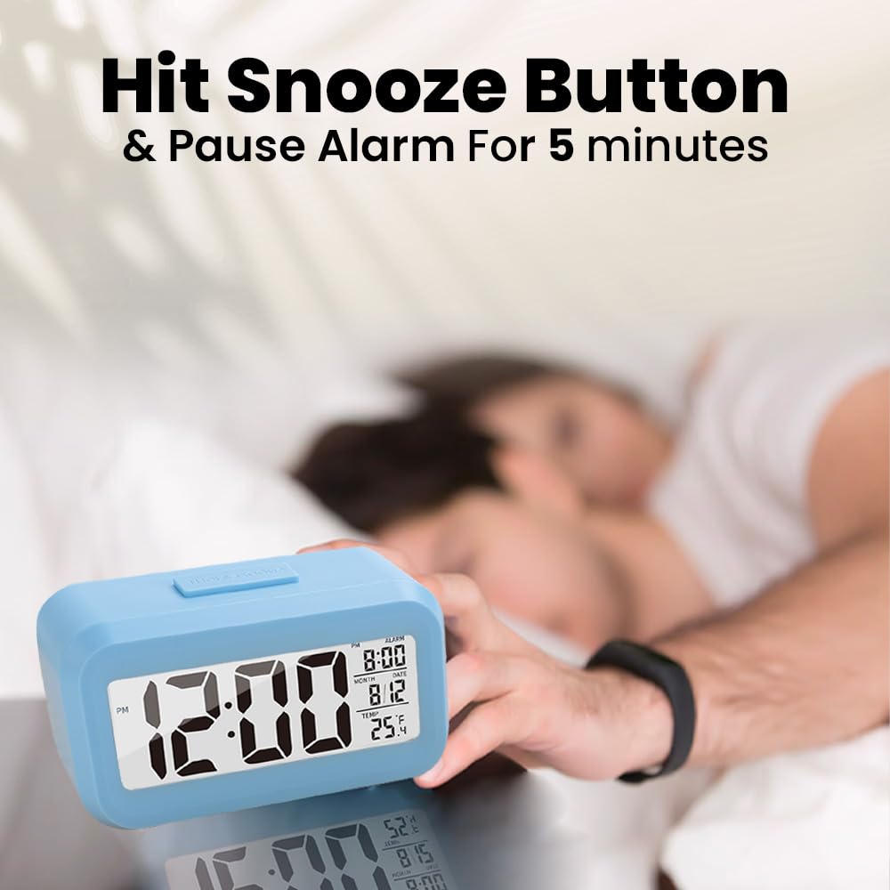 Kuber Digital Alarm Clock - Great addition to office desk