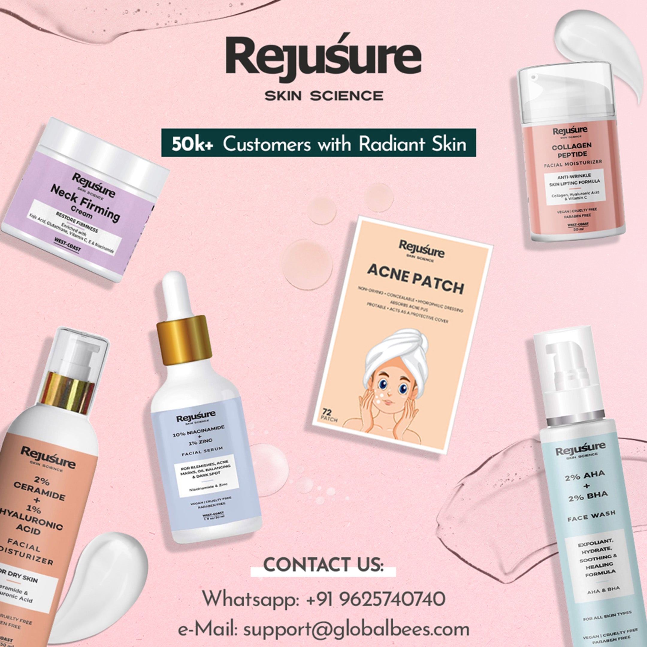 Rejusure serum - daily skincare routine