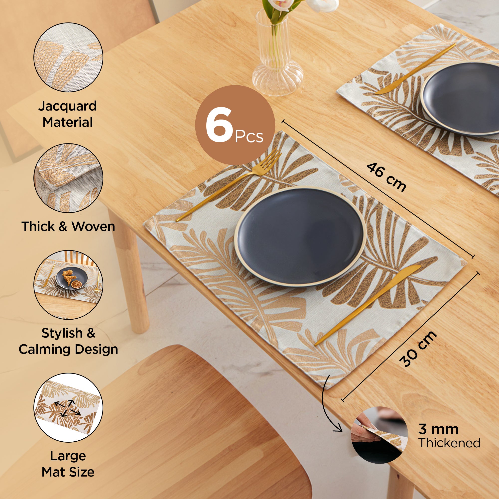 UMAI polyester placemat - restaurant table