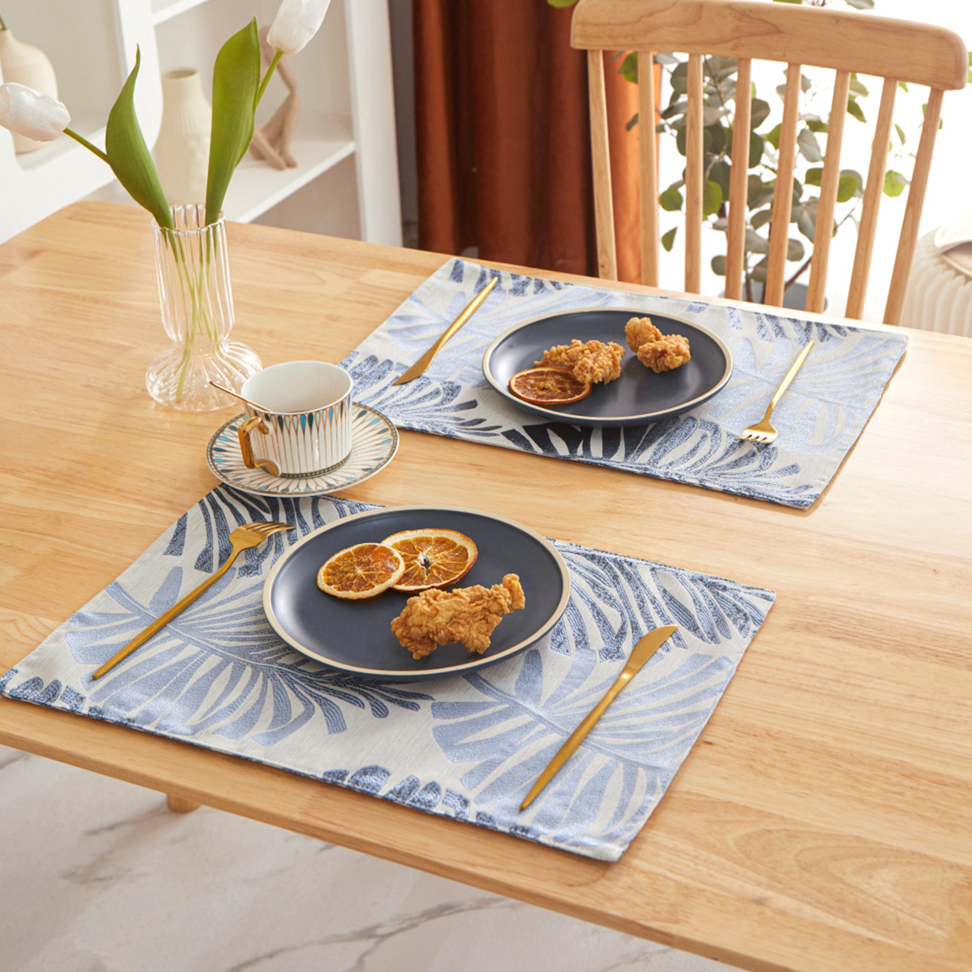 UMAI jacquard table mats - perfect for gatherings