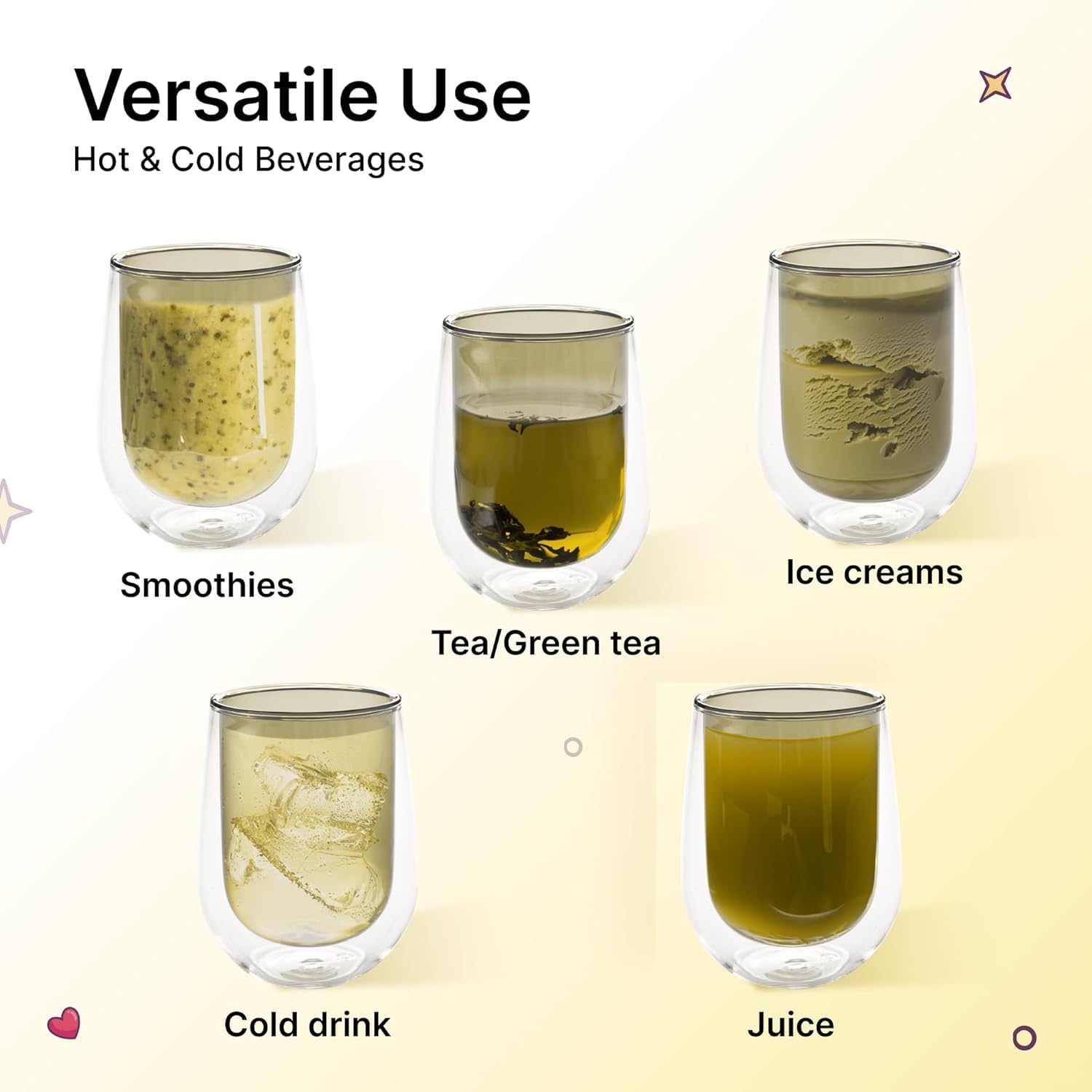 Kuber Industries Borosilicate Glass - Perfect for Parties