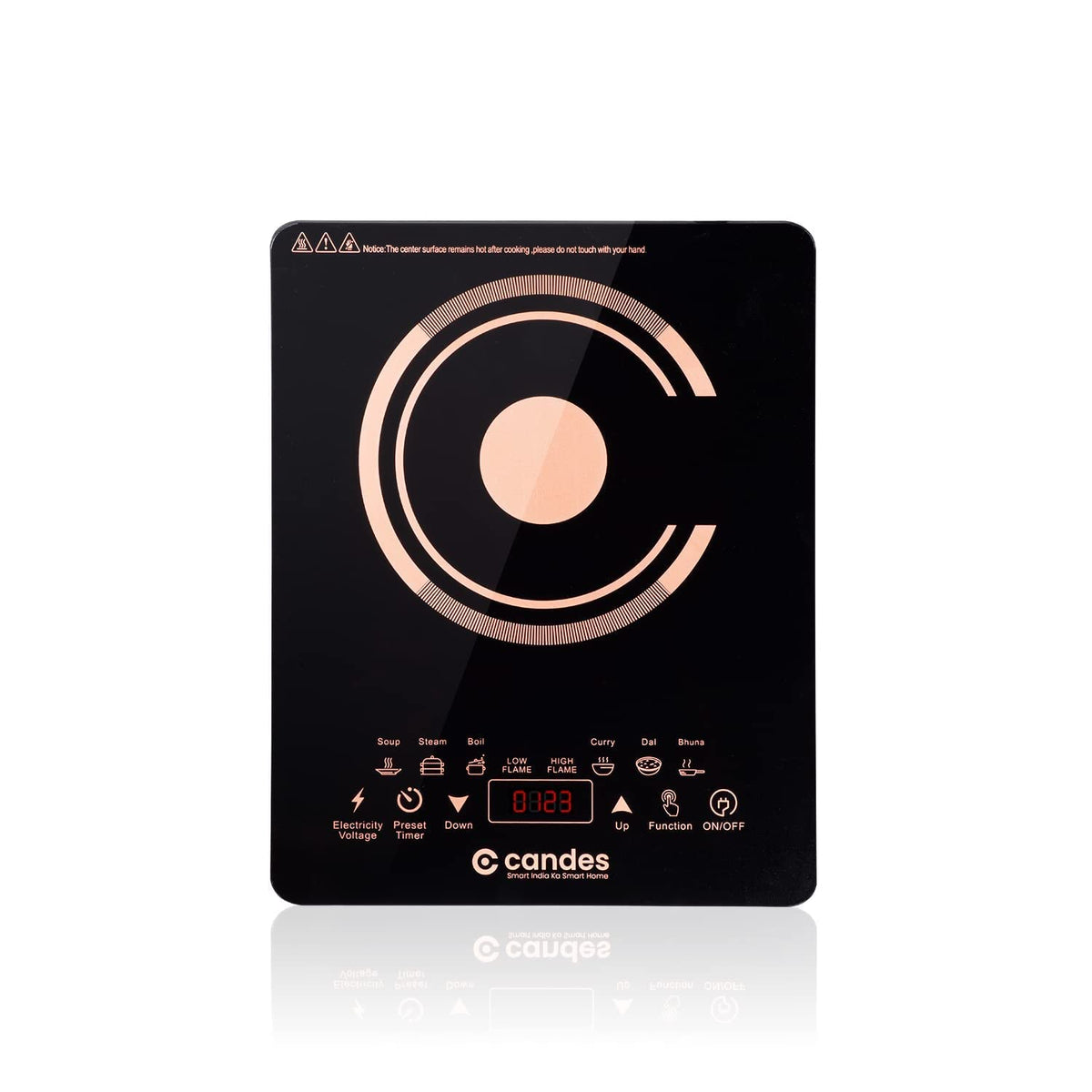Candes ICT-2200-TP - user-friendly induction cooktop