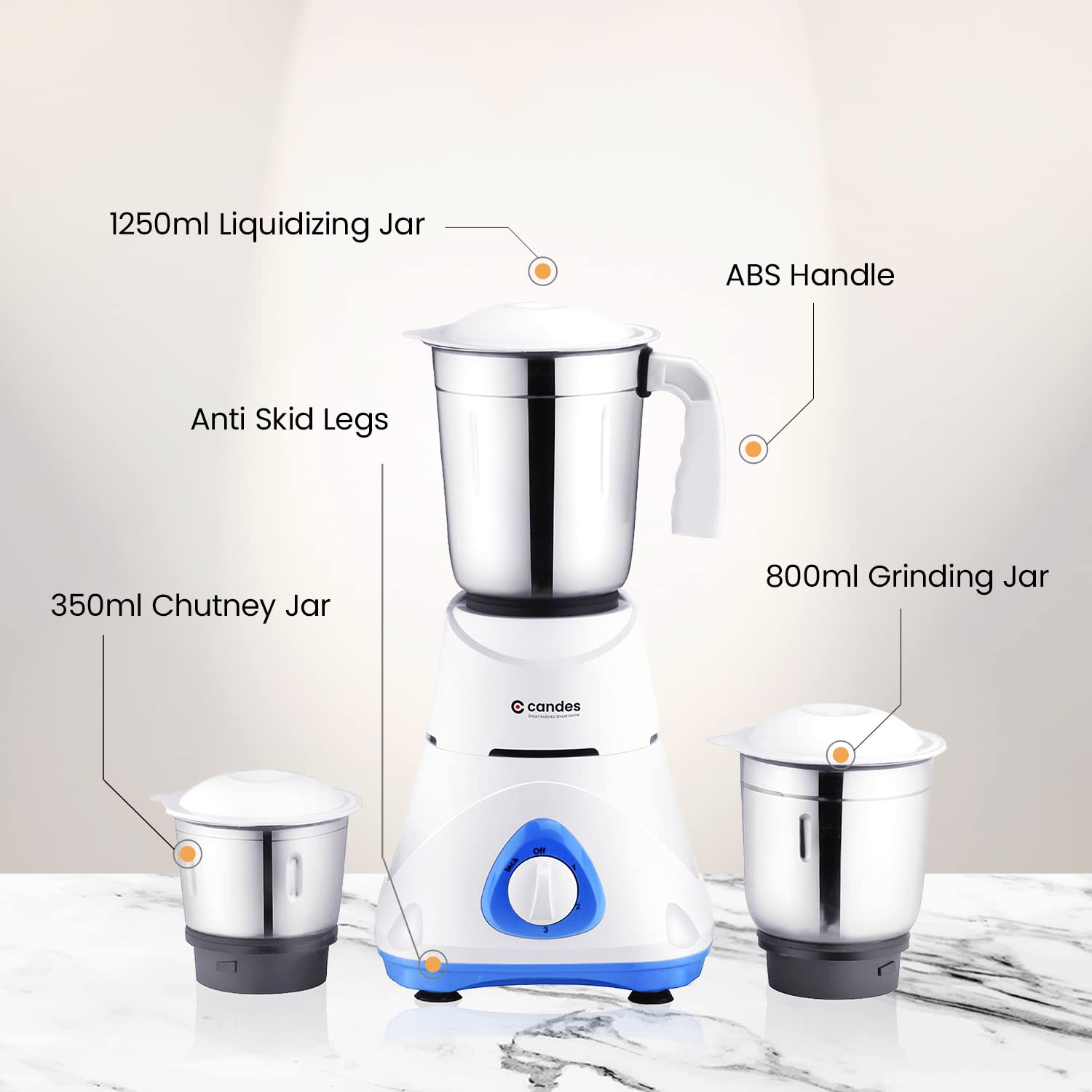 Candes Grinder - Mixing ingredients for baking