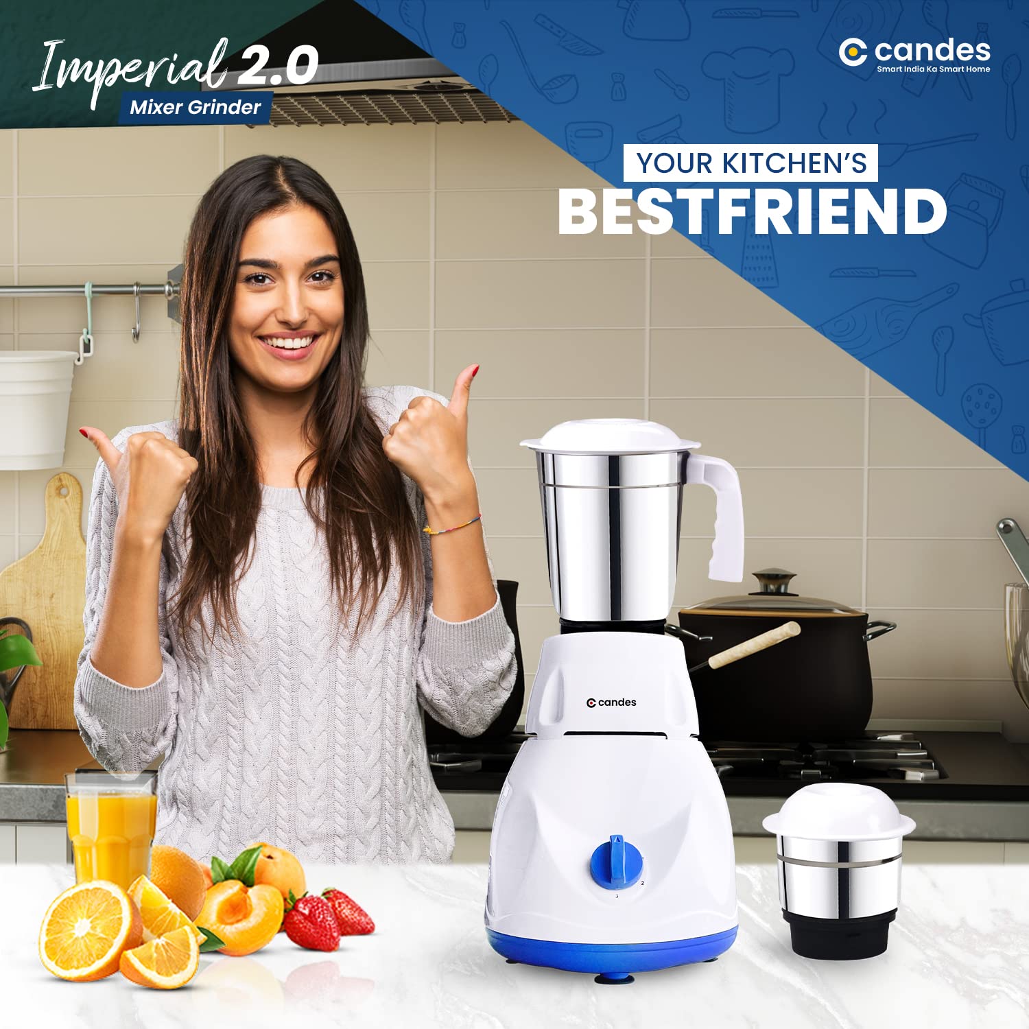 Candes Imperial Mixer - Efficient food processing