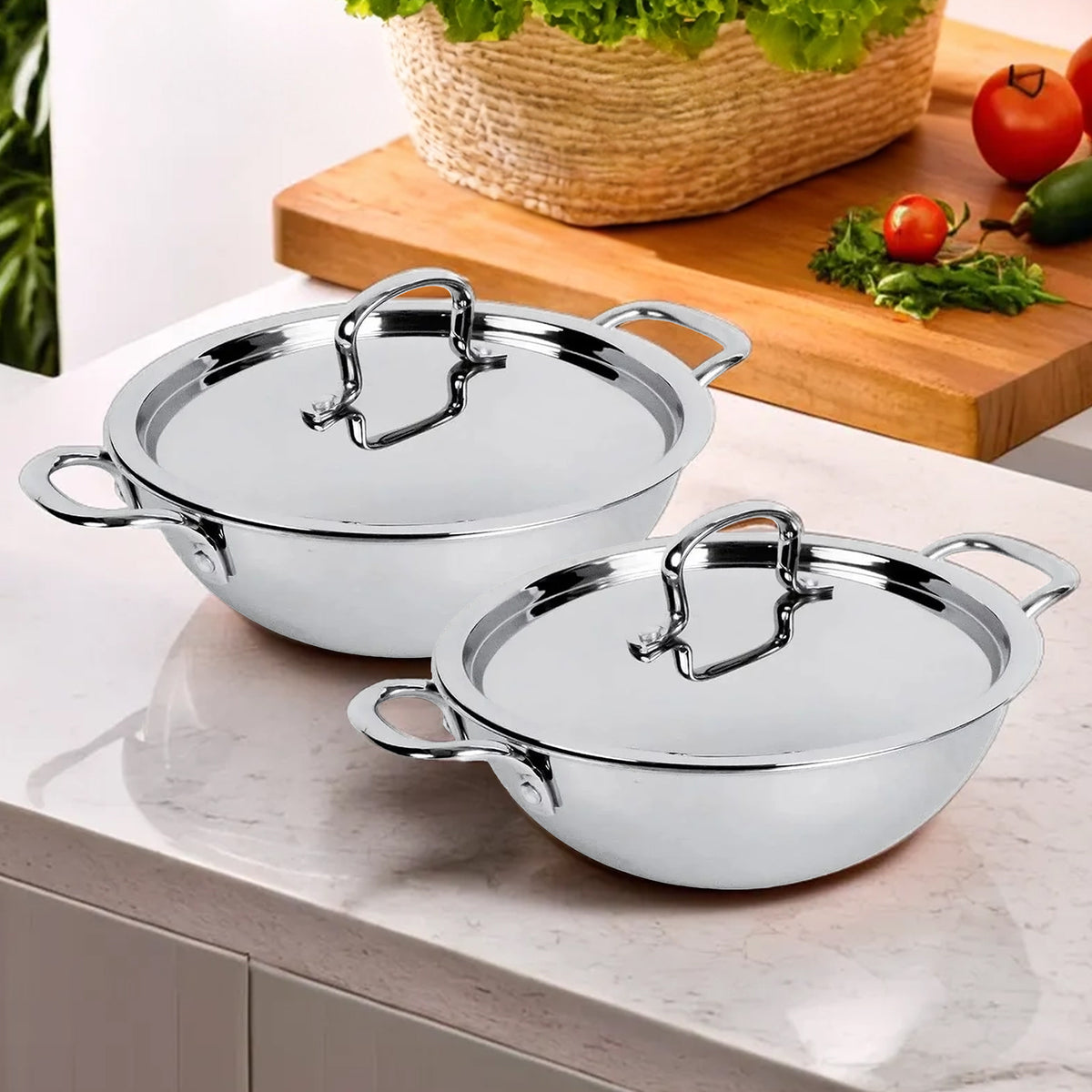 USHA SHRIRAM kadhai - Induction compatible cookware