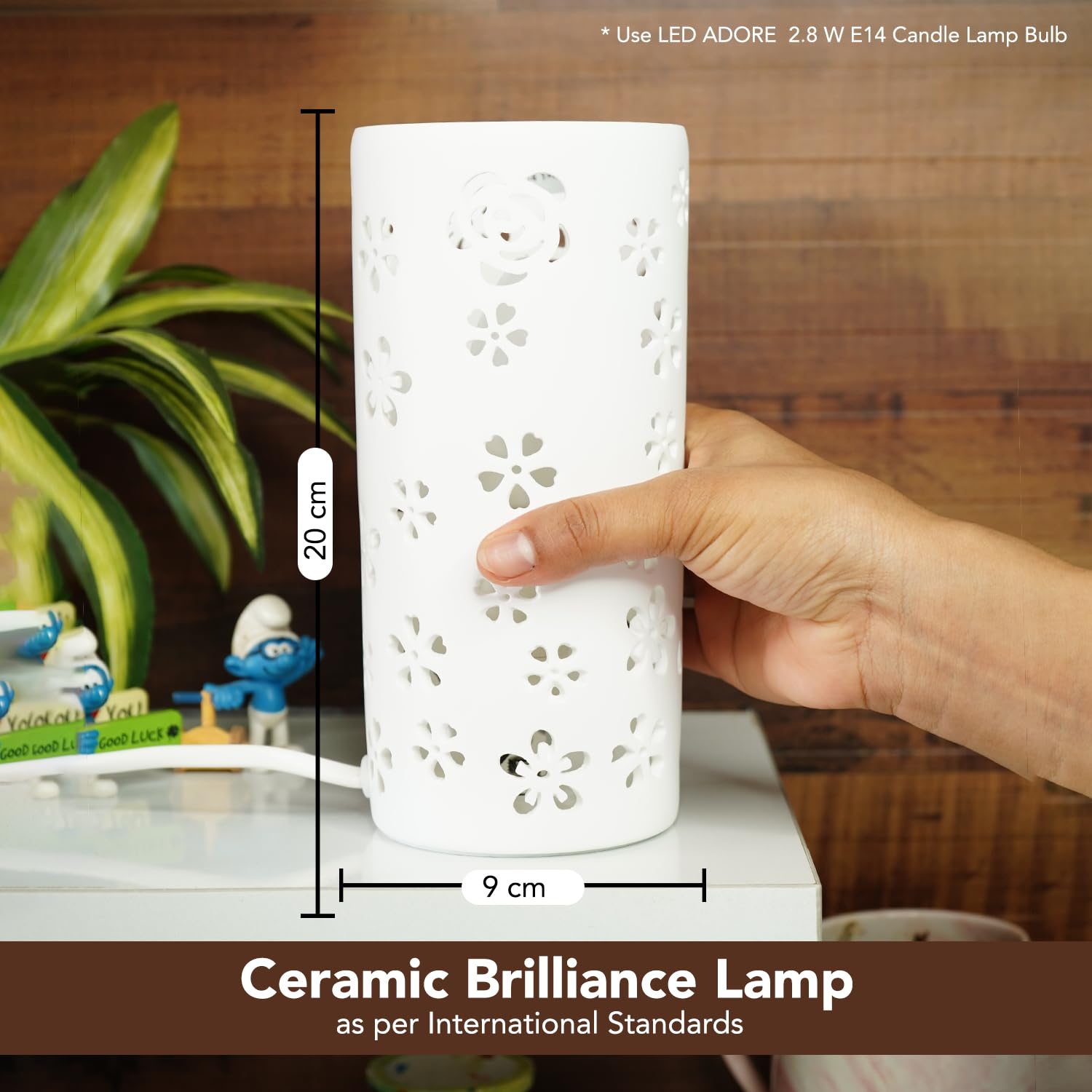 Ekhasa floral design lamp - enhancing dining area ambiance