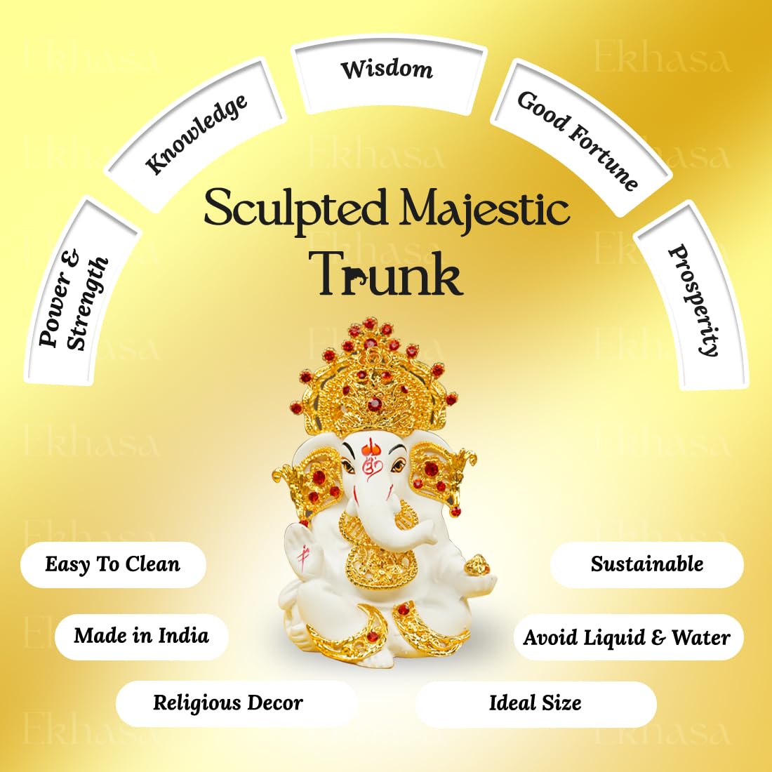 Ekhasa Resin Ganesh - Housewarming Gift