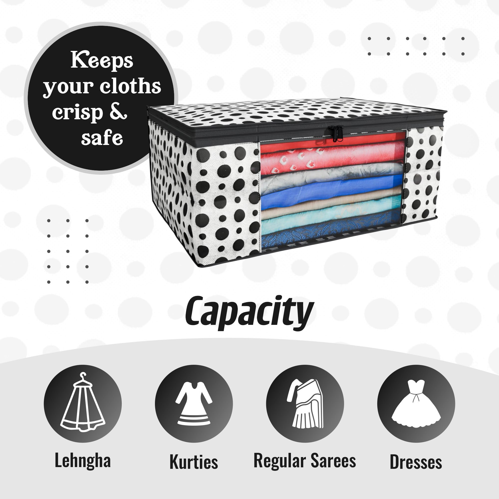 Kuber Saree Cover - Perfect for travel and business trips