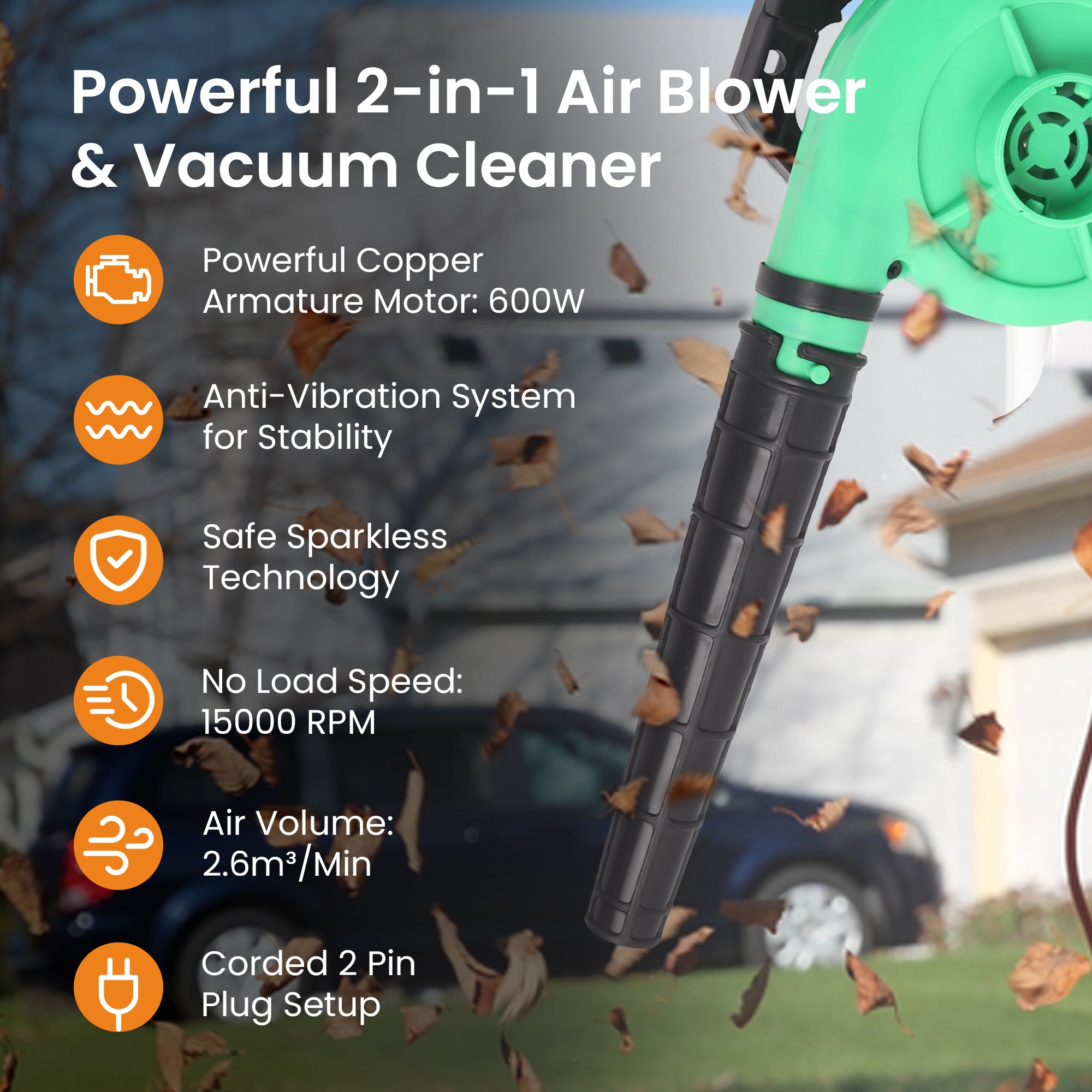 Cheston Vacuum Blower - Reliable performance for home cleaning