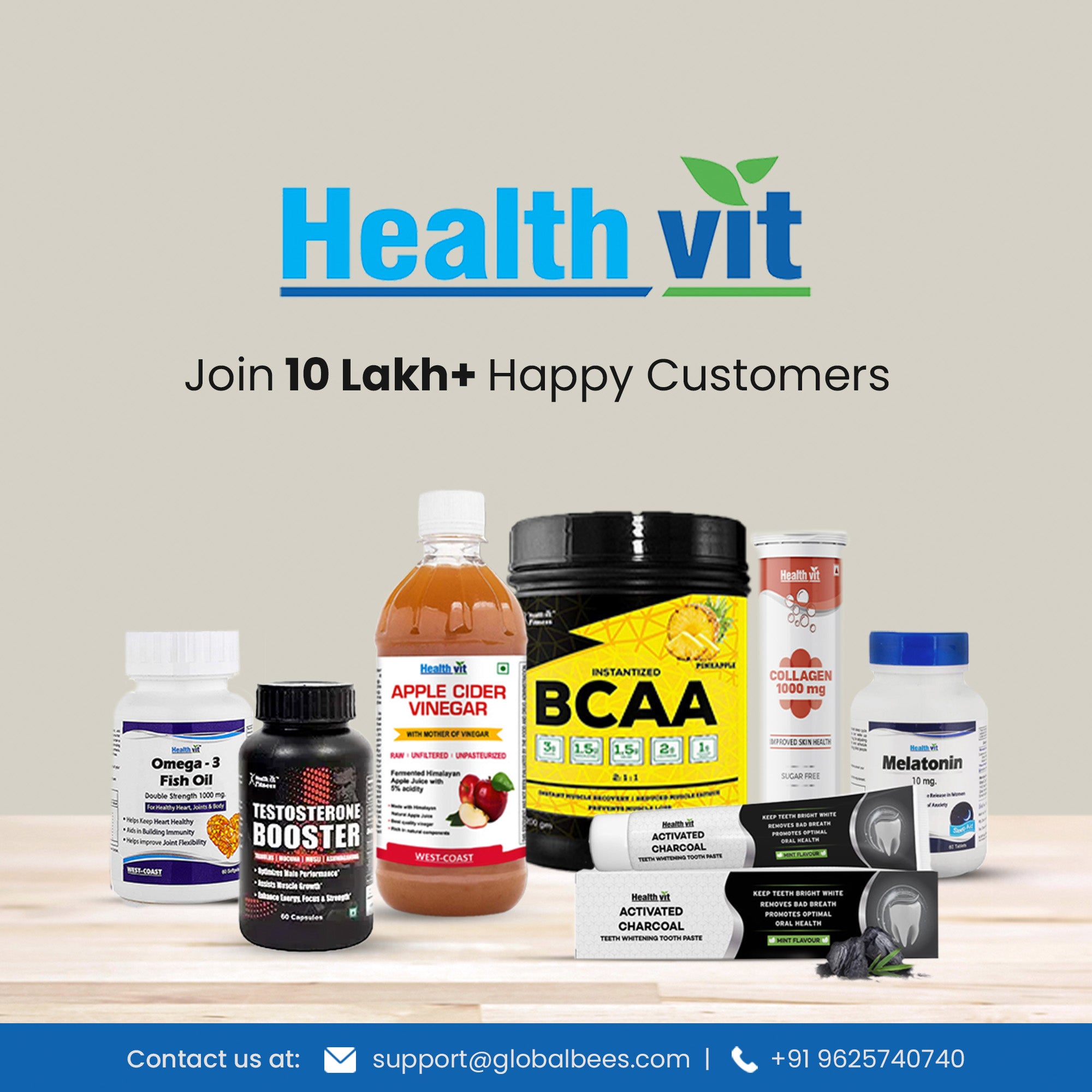 Healthvit calcium vitamin tablets - Daily nutritional support