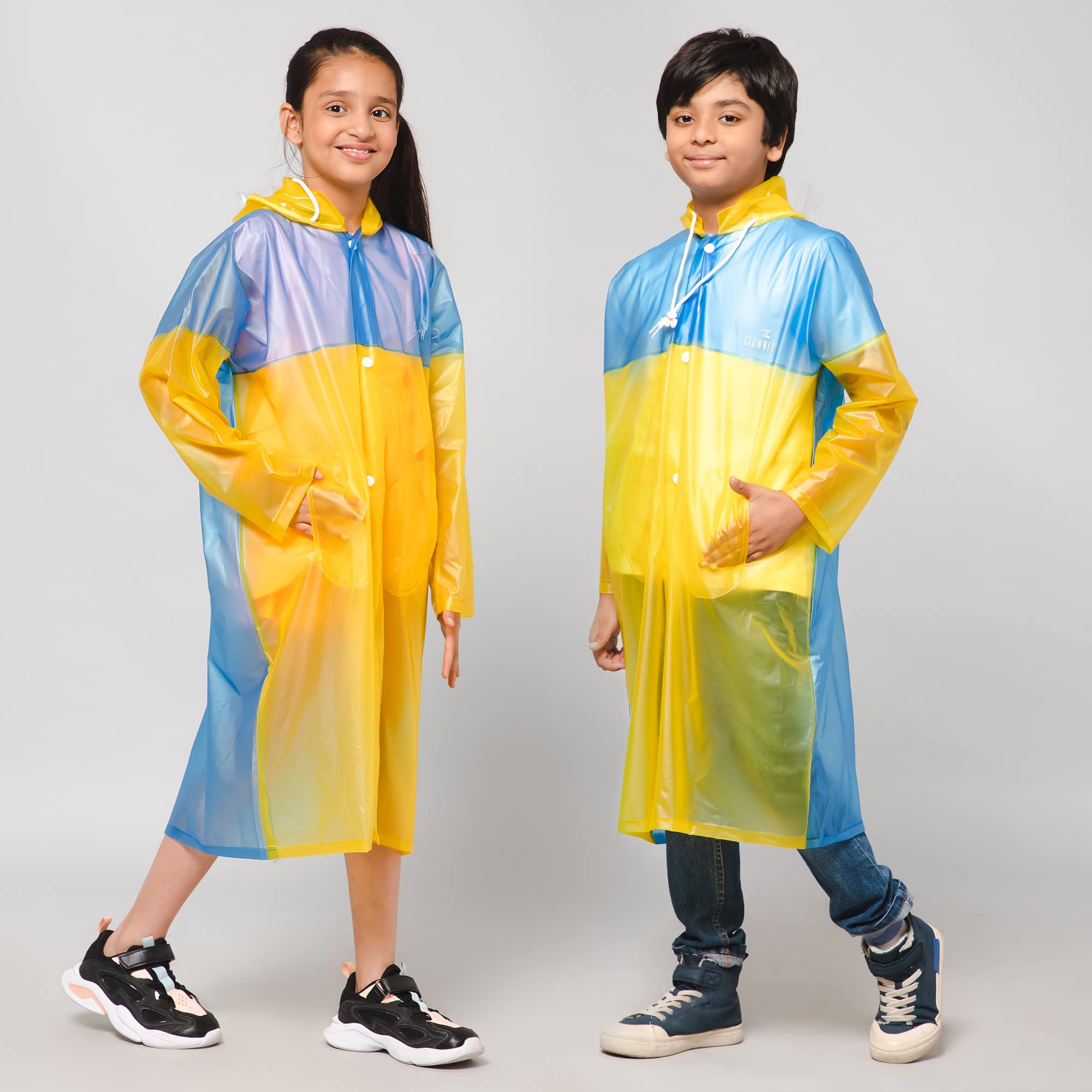 Clownfish Puddle Jumper - Girls waterproof longcoat for camping