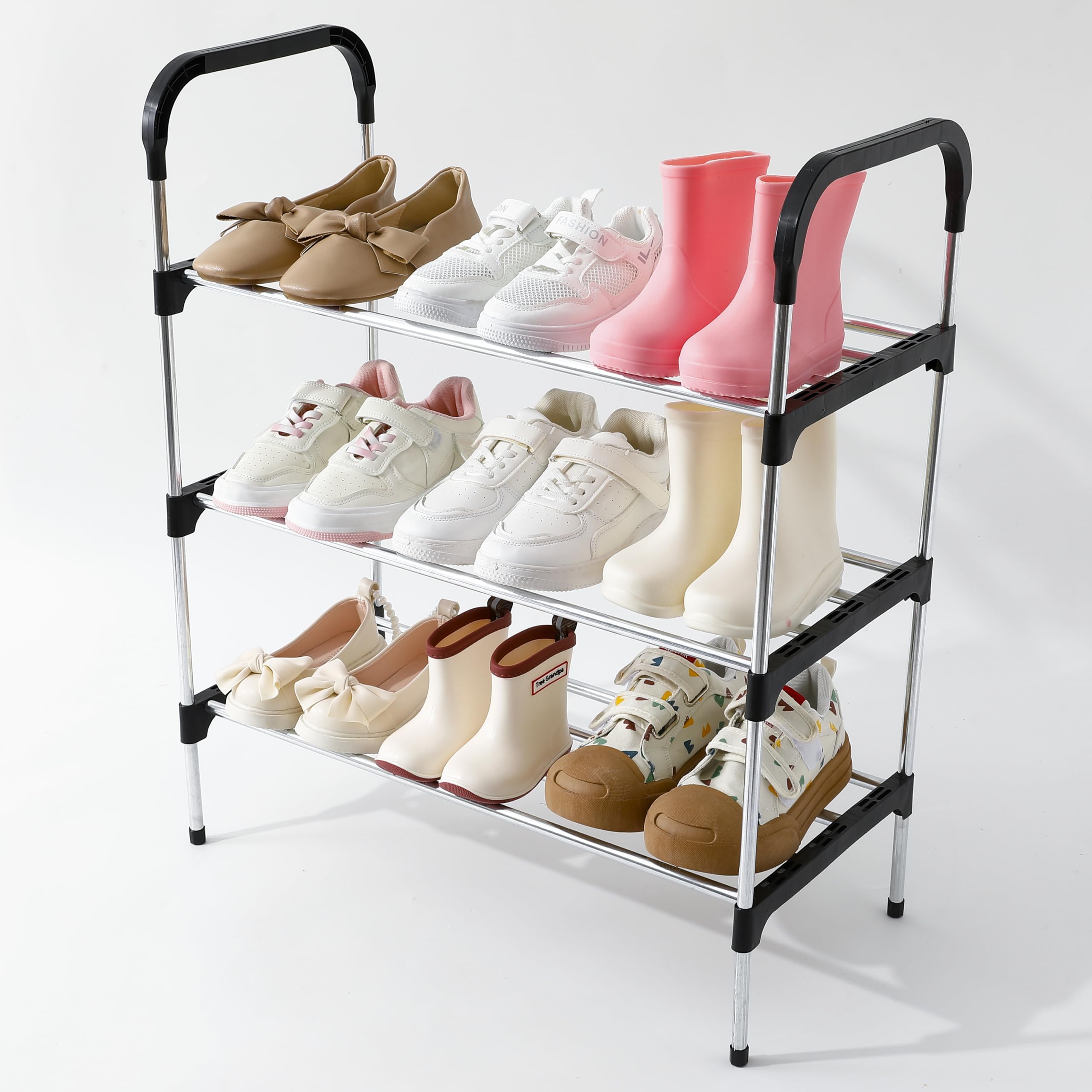 Kuber 5 Layer Shoe Rack - Portable Shoe Storage
