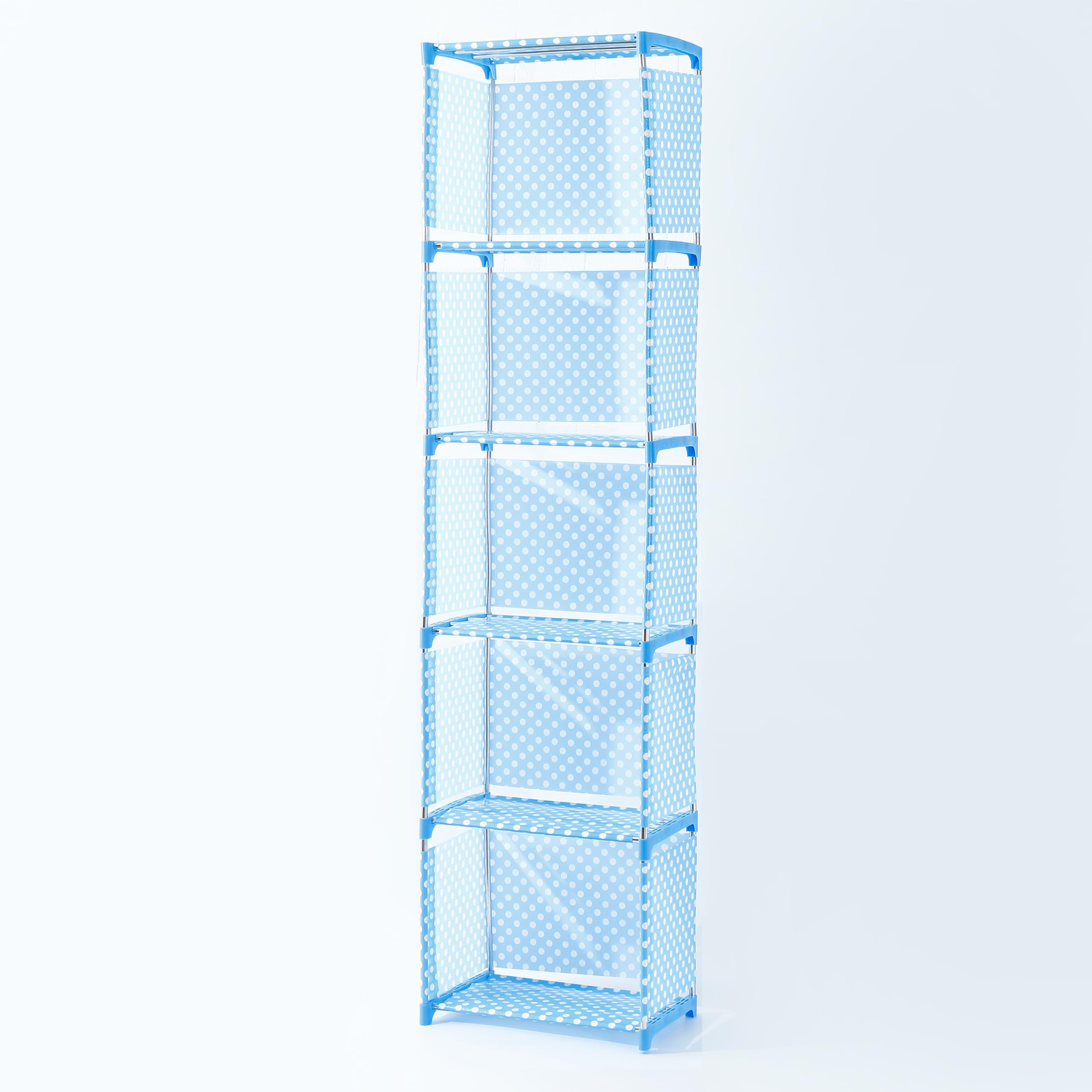 Kuber Industries book rack - adjustable shelves for various book sizes
