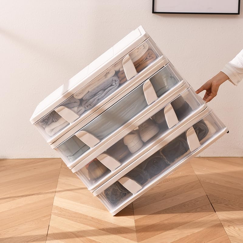 Kuber Industries stackable storage box - efficient closet space