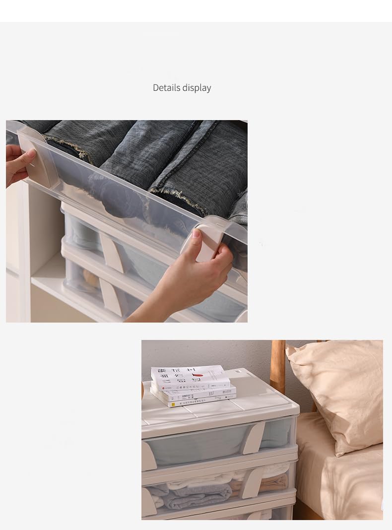 Kuber Industries transparent storage box - bathroom organization