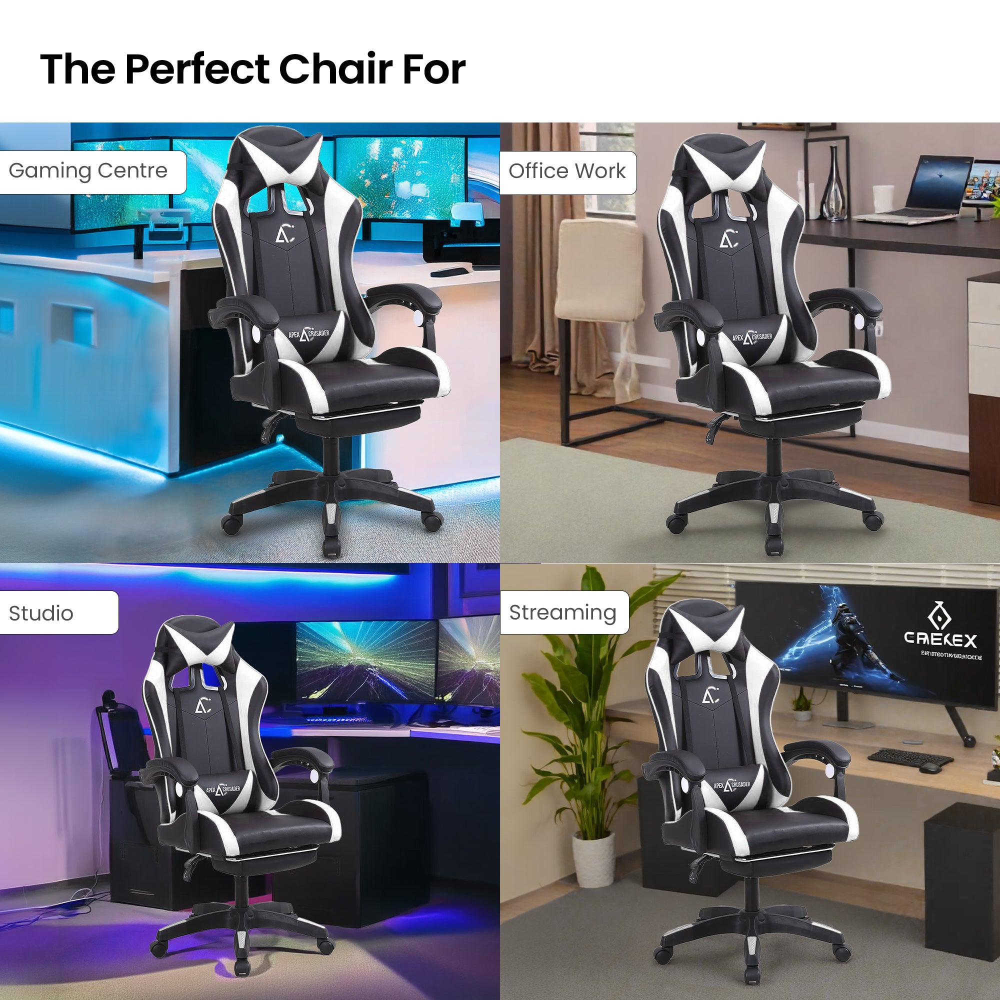 SAVYA HOME Snipe Gaming Chair - Comfortable for studying