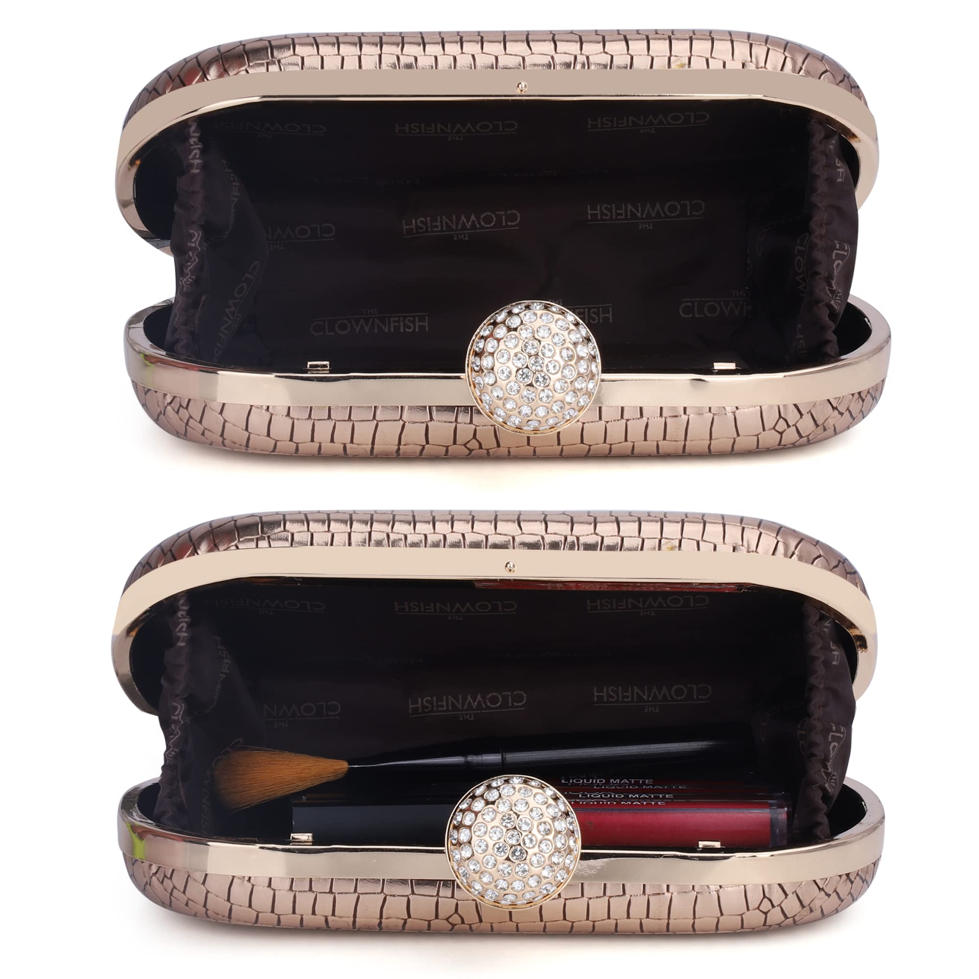 Clownfish Bronze Clutch - Stylish party accessory