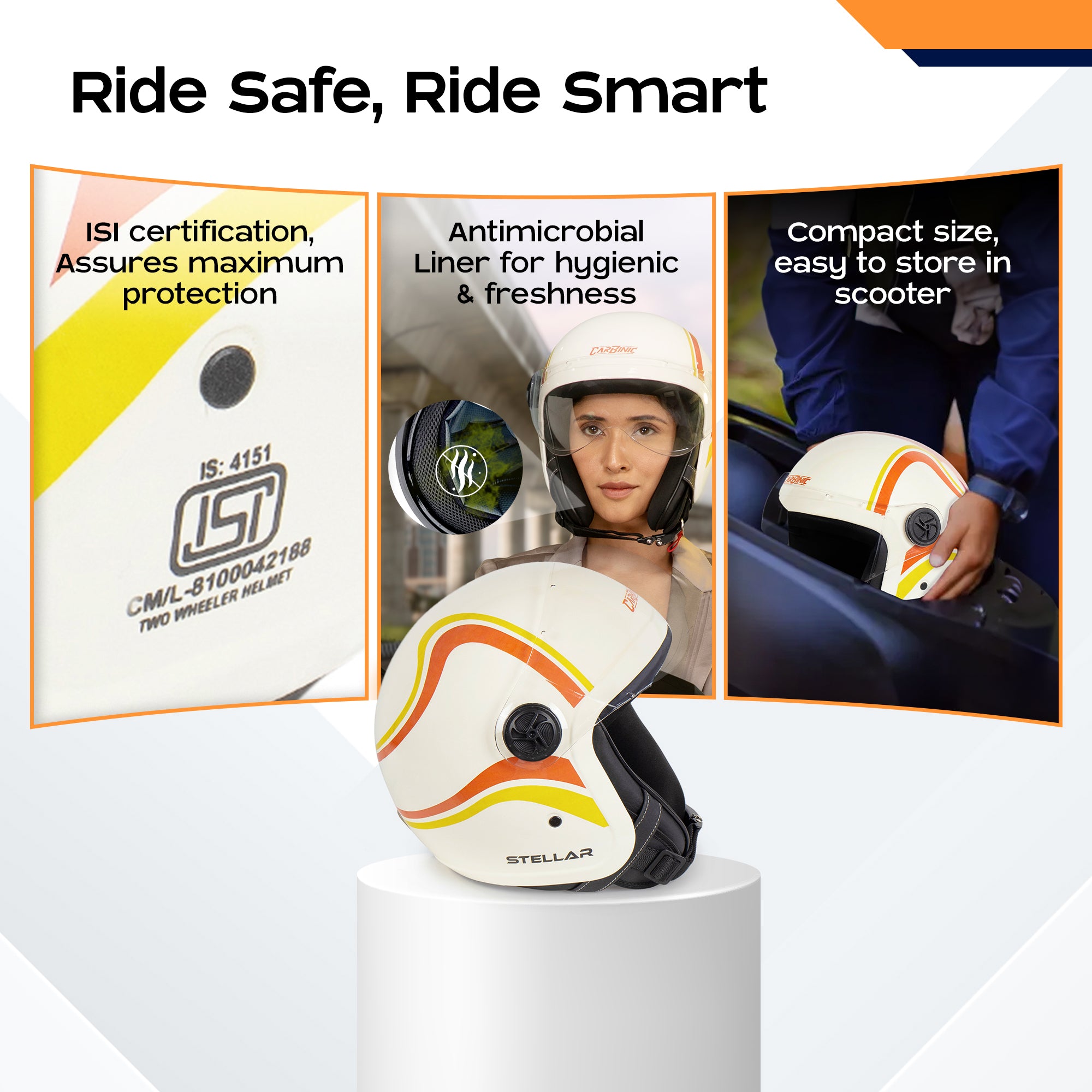 Carbinic helmet - ISI certified safety for cycling