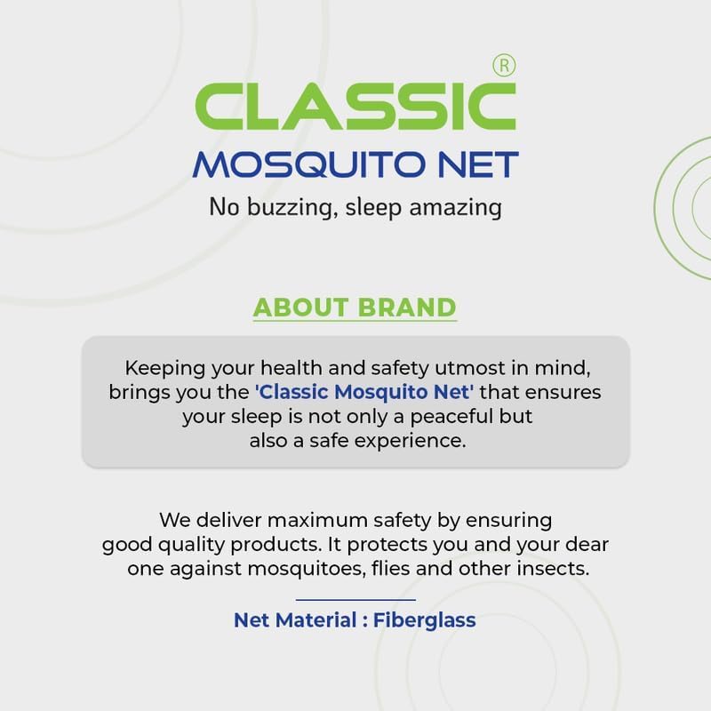 Classic Mosquito Net for Windows - Ideal for home installation