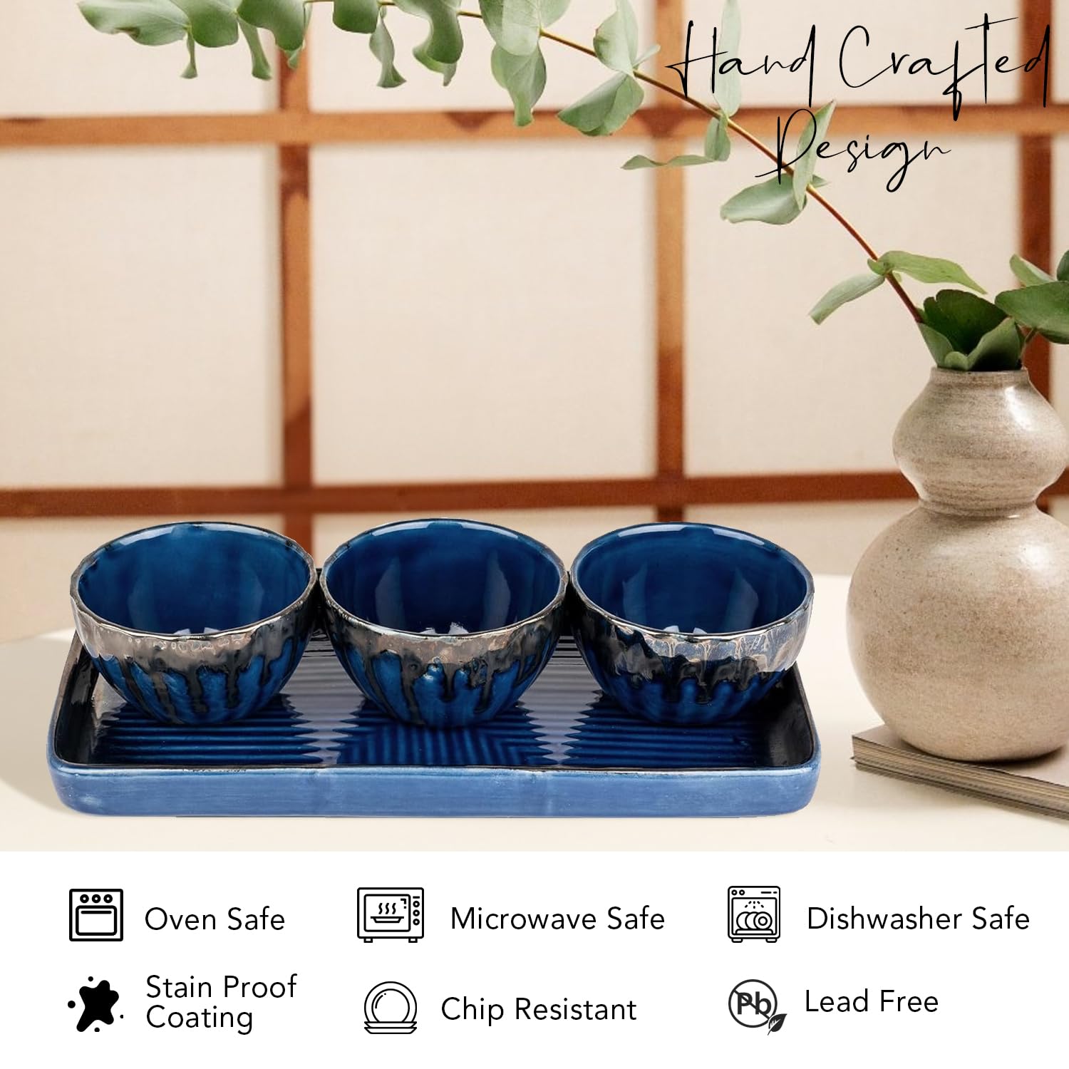 Ekhasa ceramic bowl - dessert display for parties
