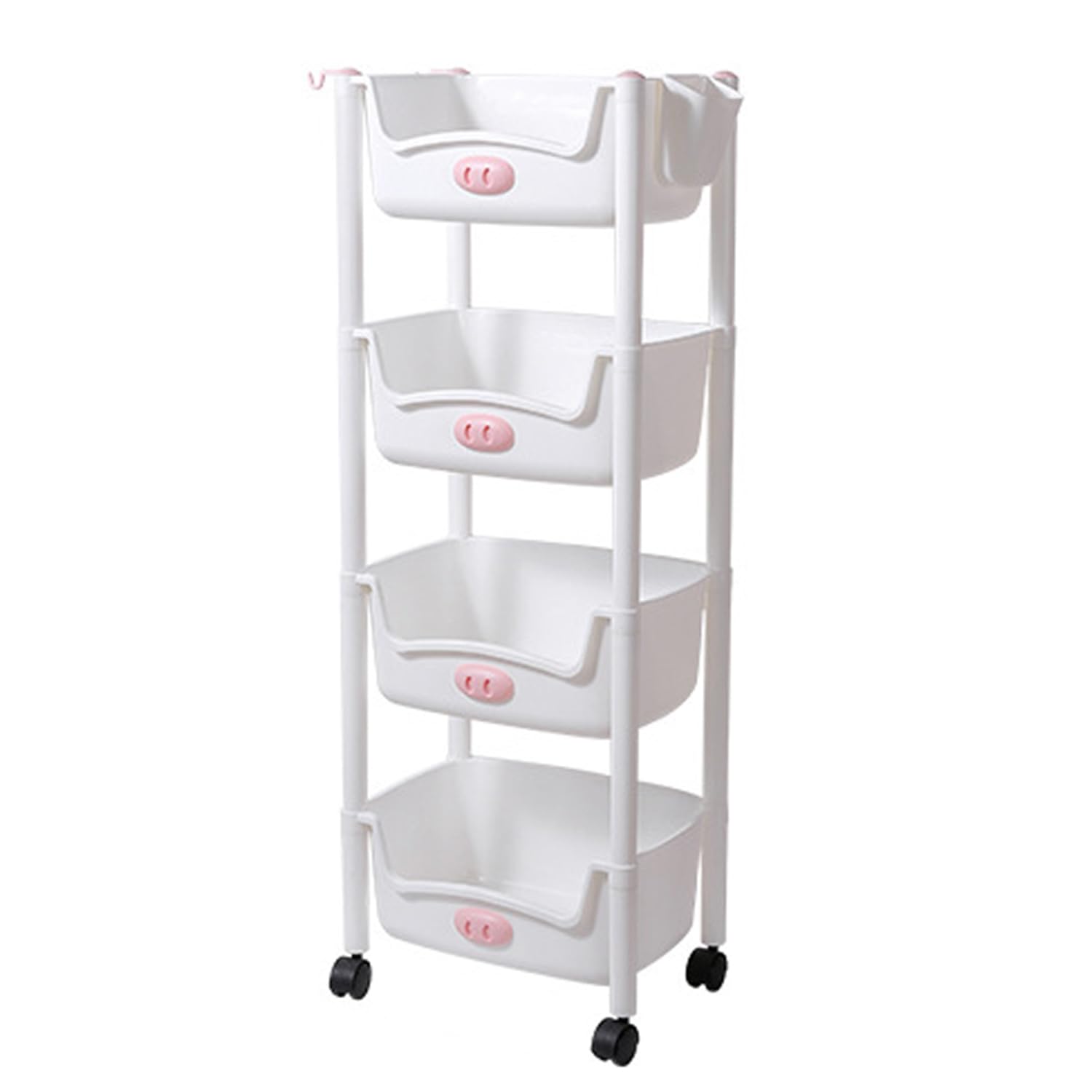 4 Laywr Rack Homestic 4-Layer Rack for Storage | Slim Storage Organizer Rack | Laun ...