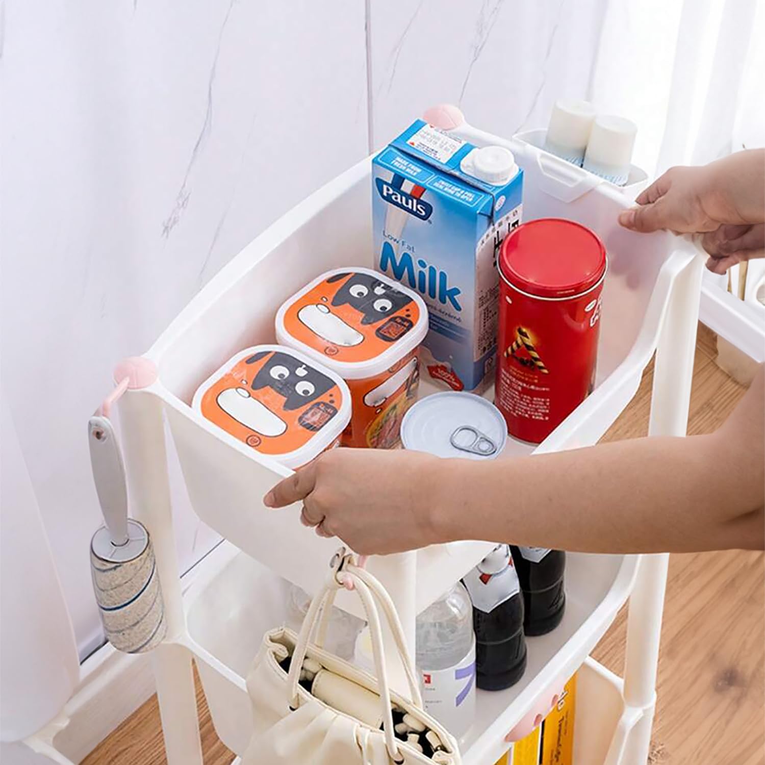 Homestic 4-Layer Rack for Storage | Slim Storage Organizer Rack | Laun ...