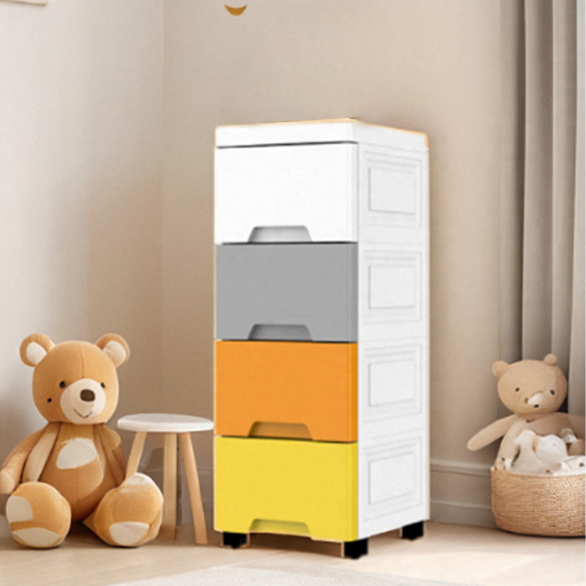 7-Layer Multifunctional Storage Drawer Rack – Space Saving Organizer Cabinet