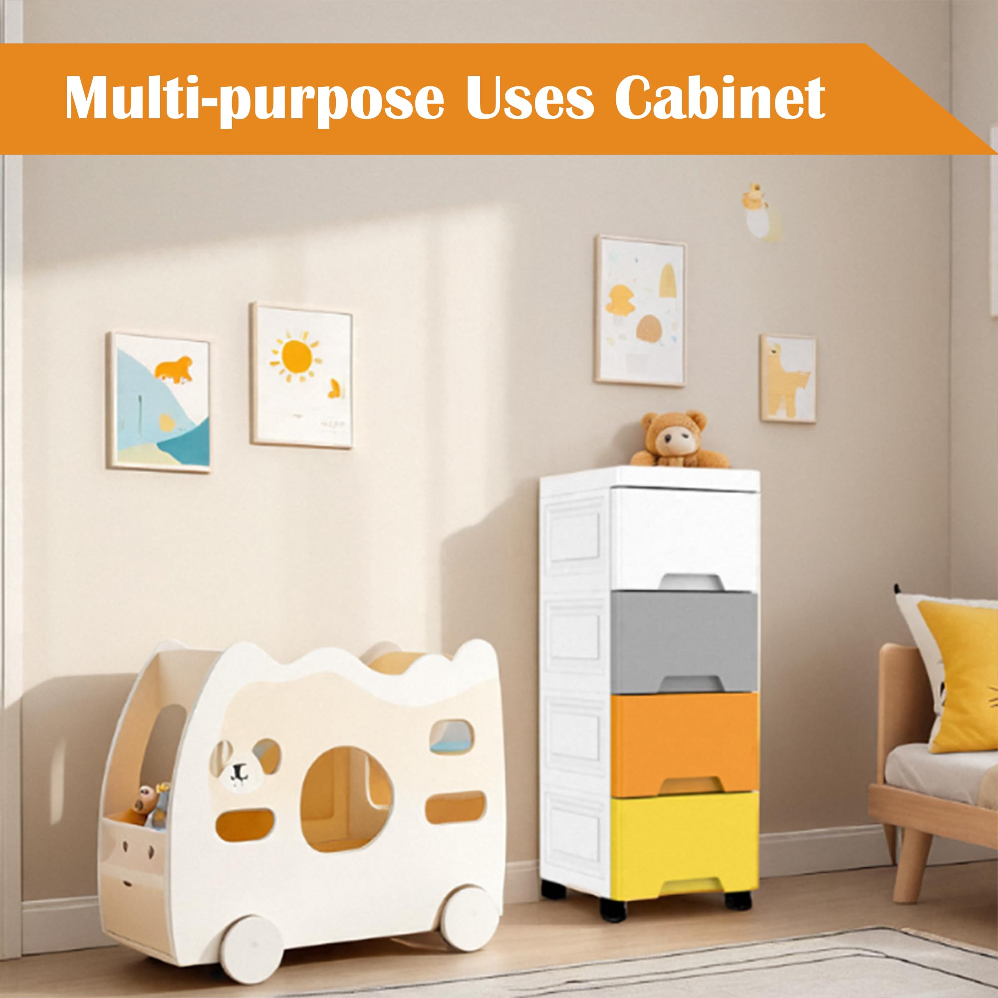 Homestic 4-Layer Multi Storage Drawer Organizer - Cabinet & Chest Of D ...