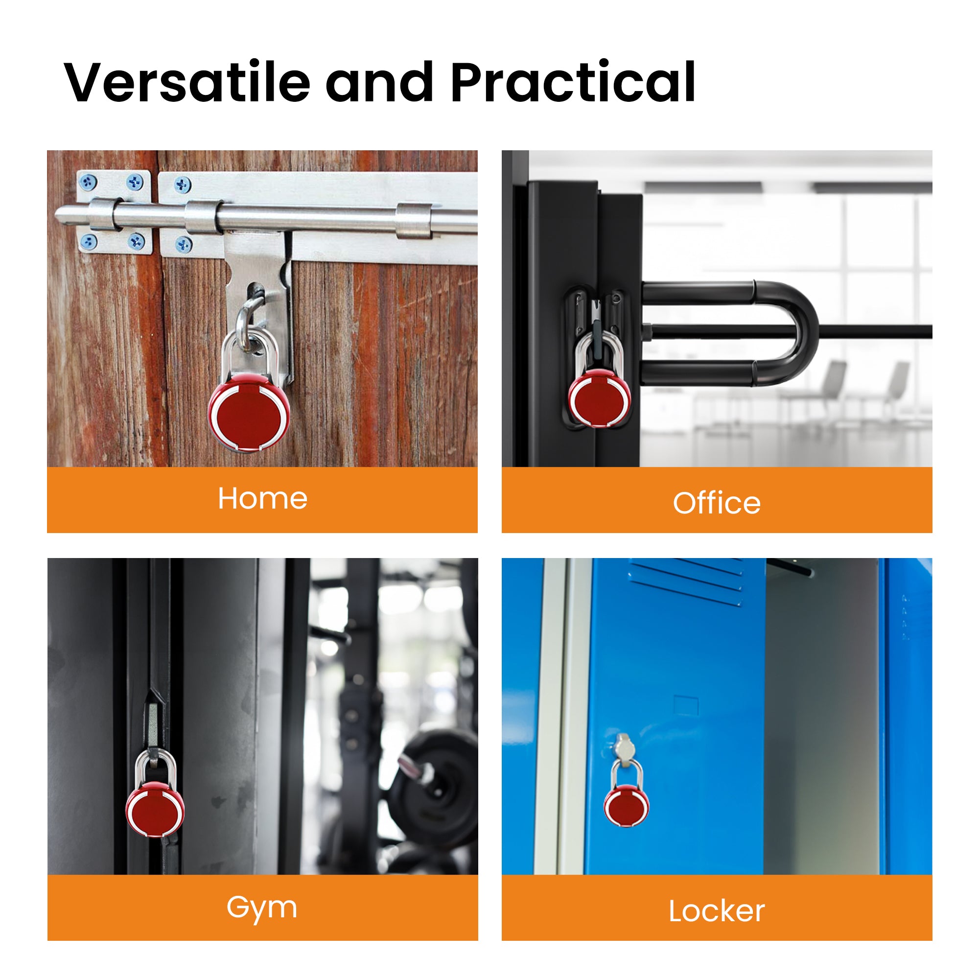 Cheston padlock - Biometric padlock for lockers