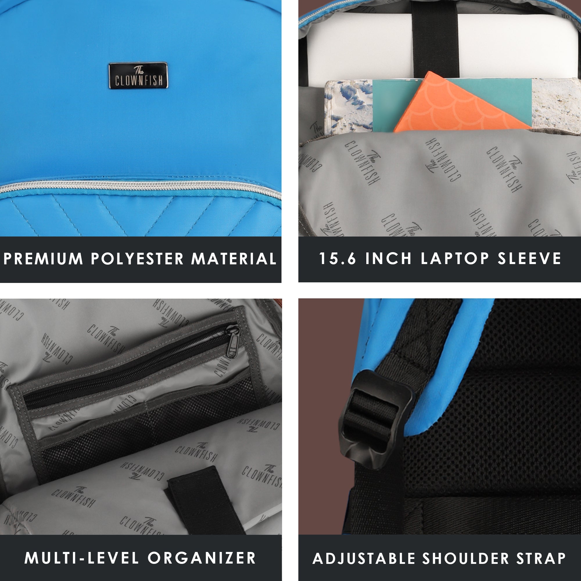 Clownfish laptop bag - Perfect accessory for travel enthusiasts