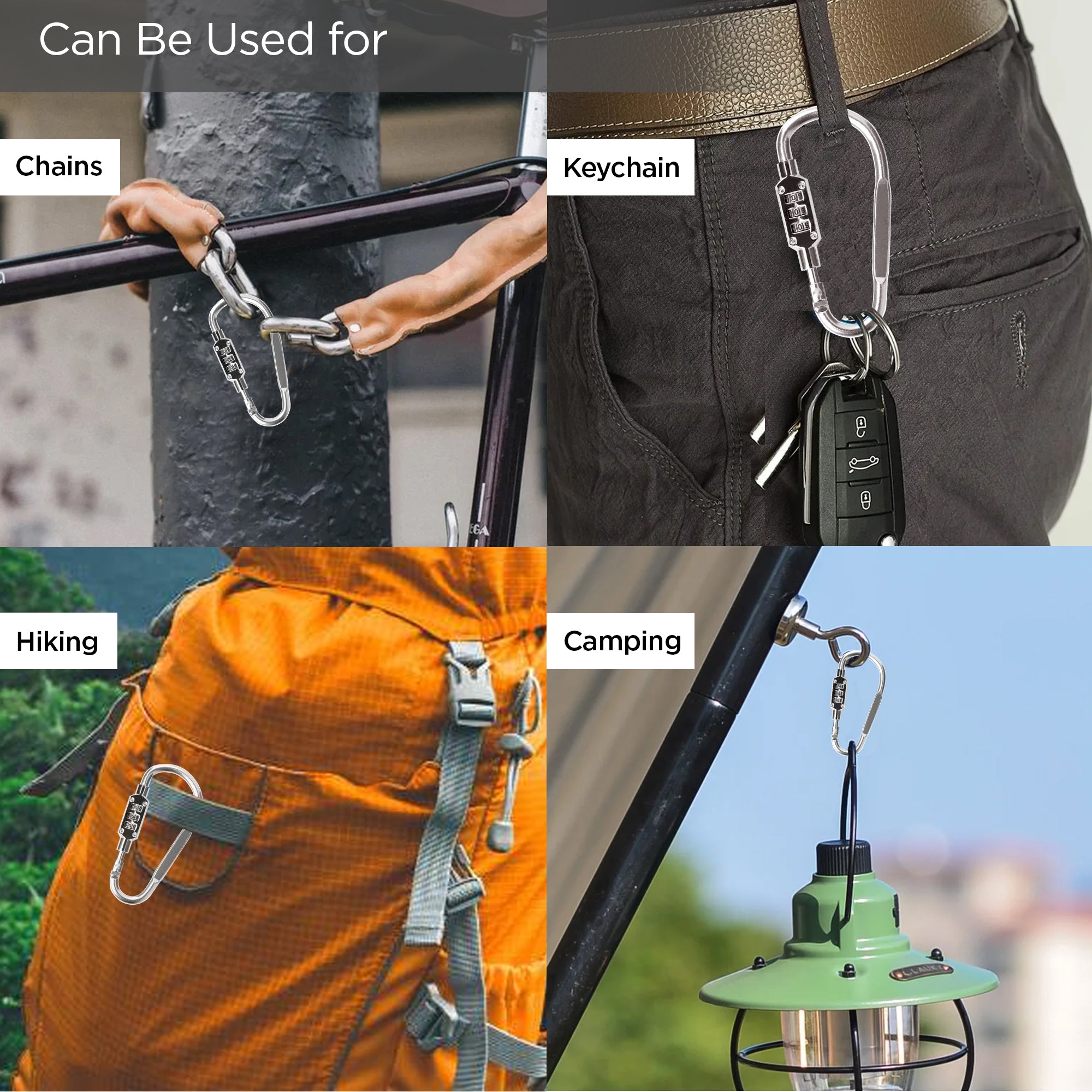 UMAI locking carabiner - organizing keys securely