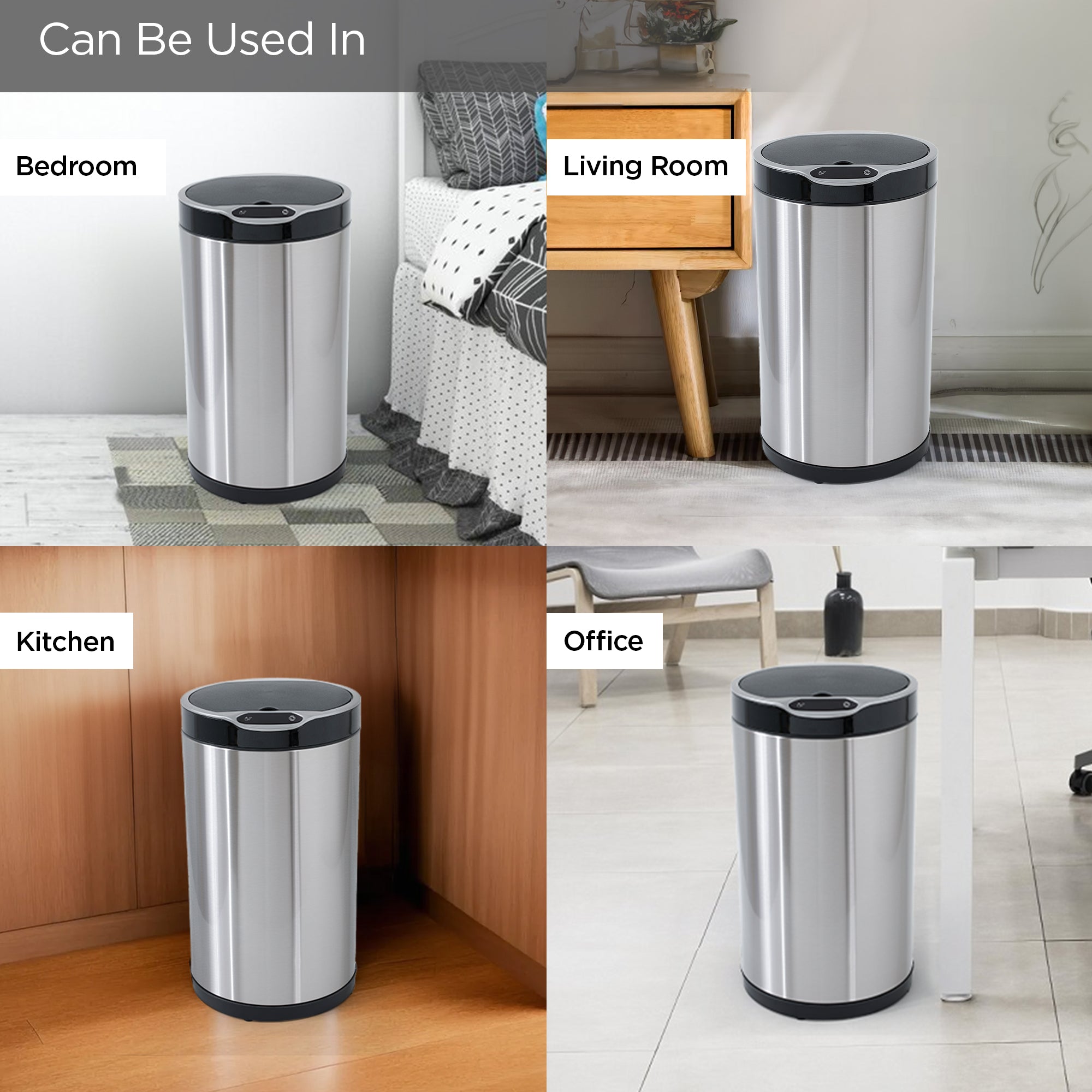 UMAI automatic dustbin - office environment cleanup