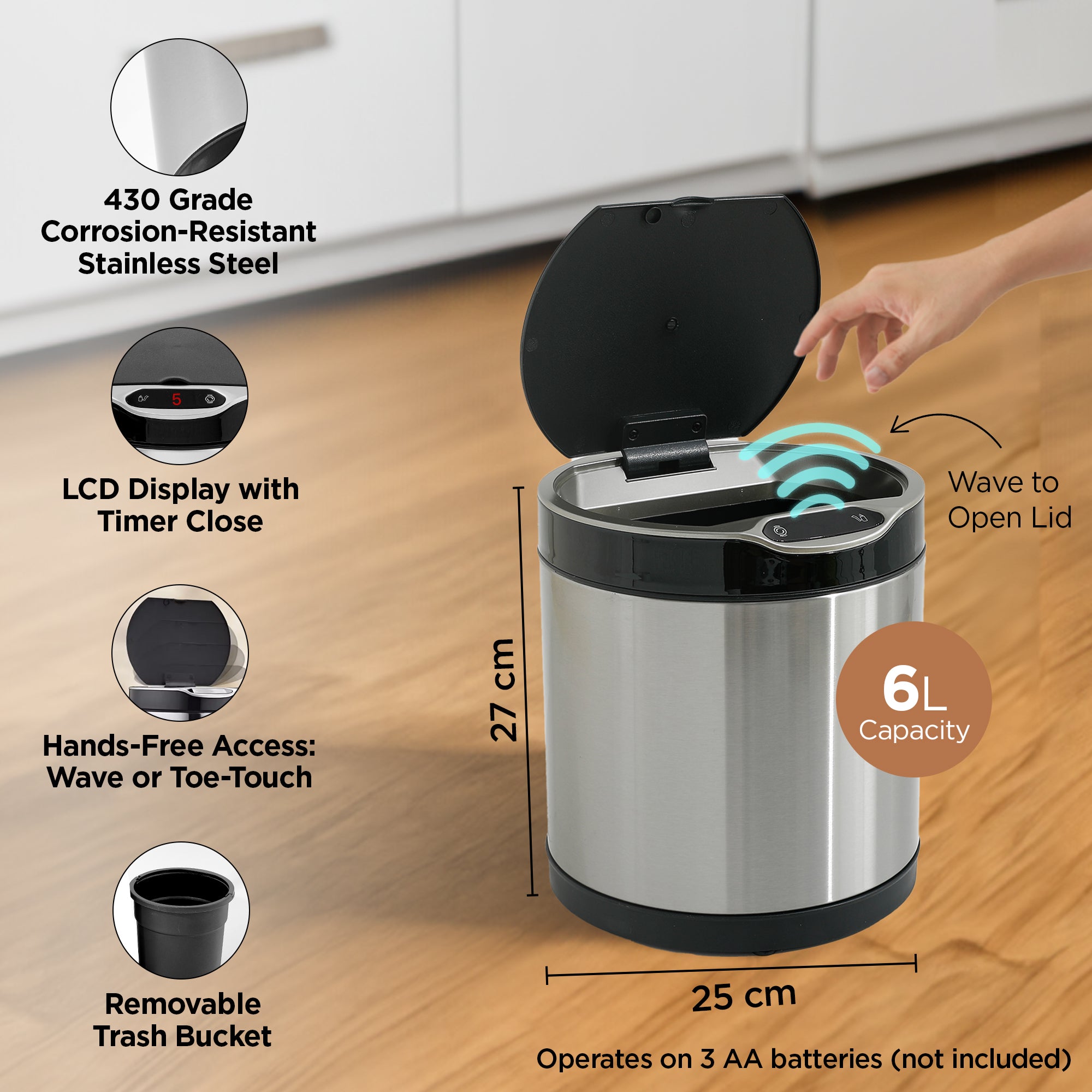 UMAI stylish dustbin - office use