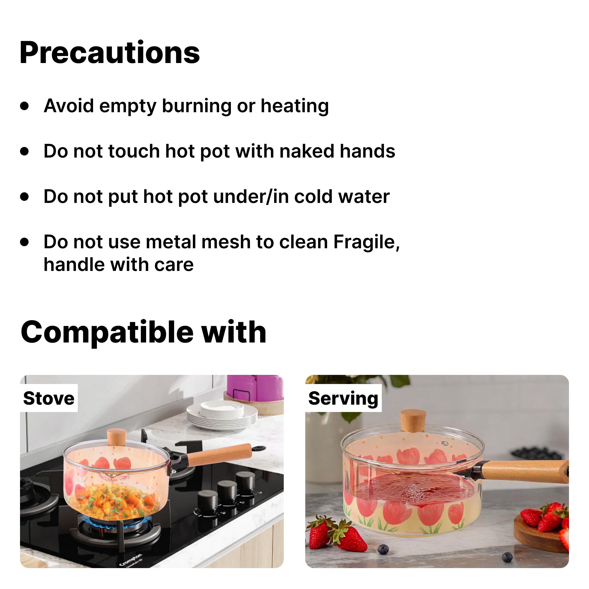 UMAI cooking pot 2.2L - ideal for family meals