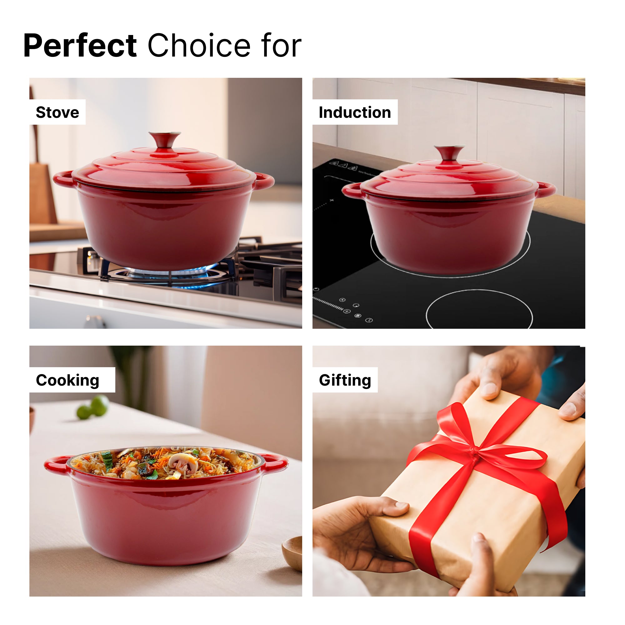 The Better Home heavy bottom biriyani pot - outdoor cooking