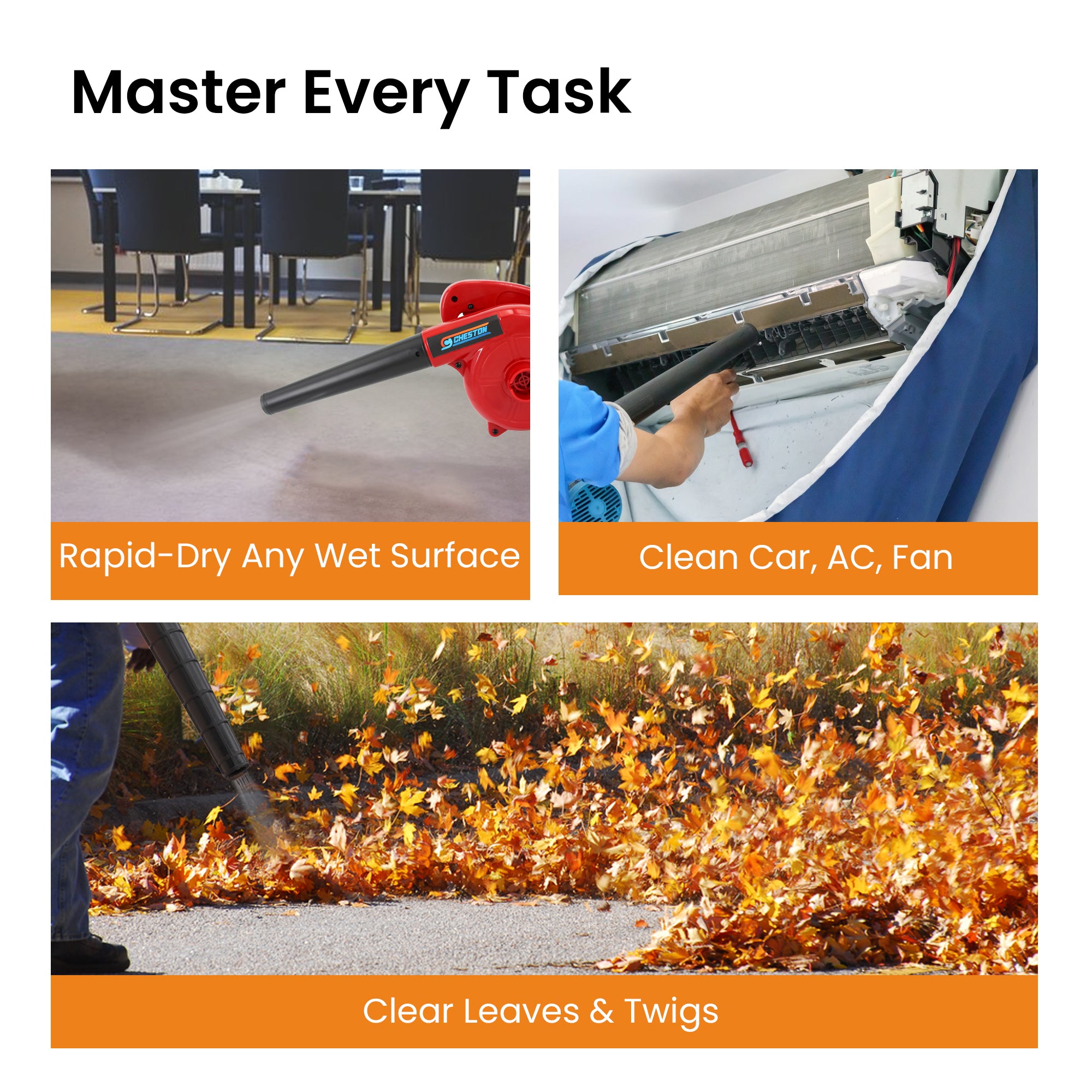 Cheston Leaf Blower - Car dust removal