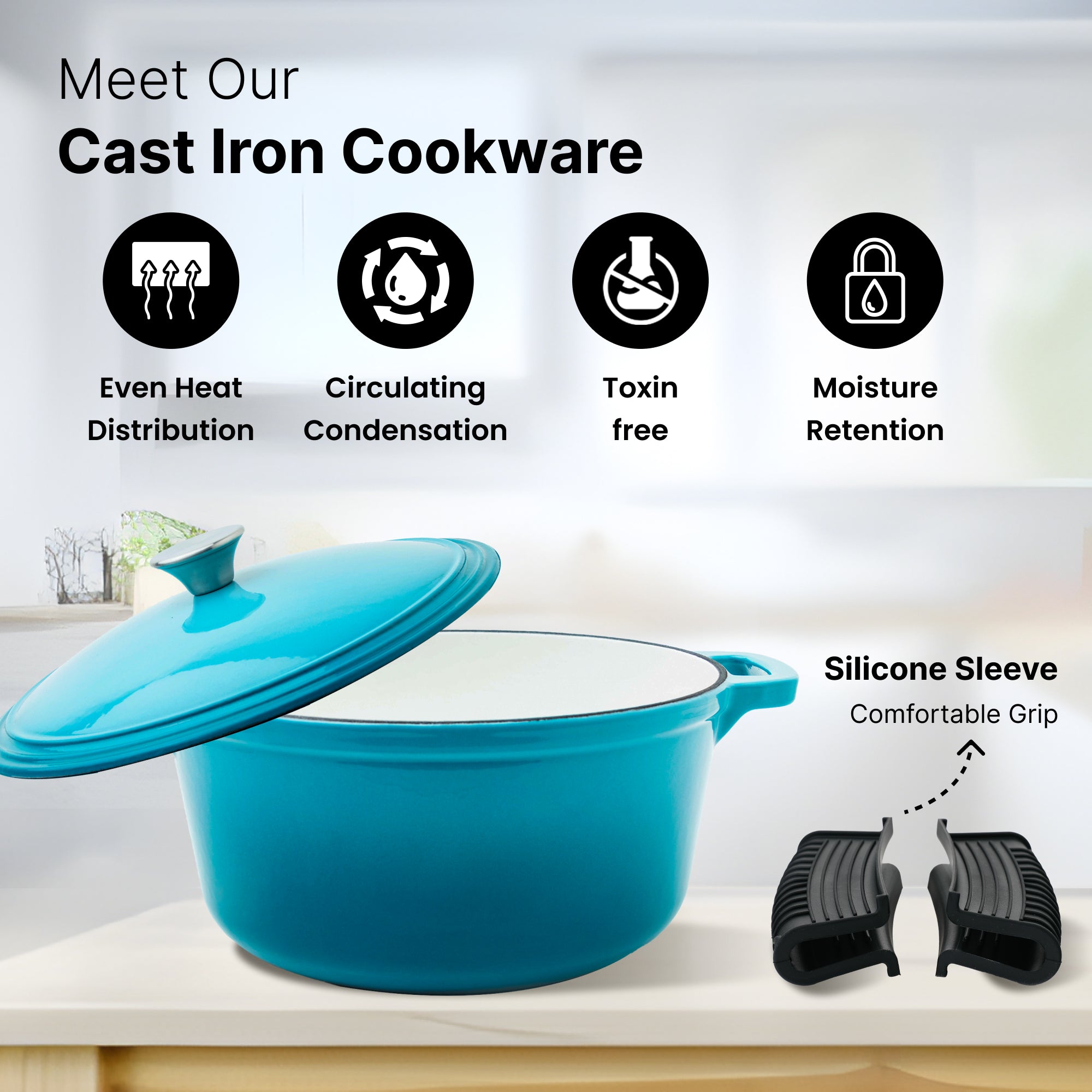The Better Home Dutch Oven - Stylish Serving Dish