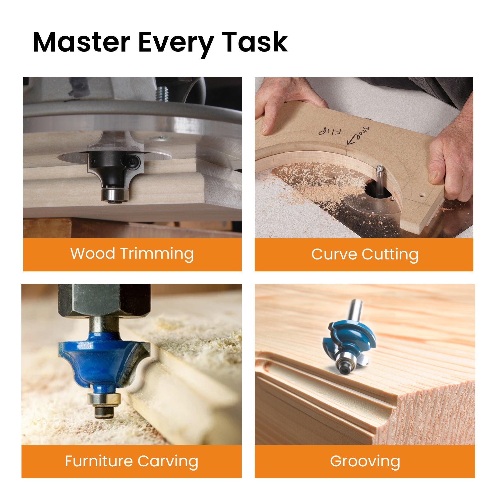 Cheston router bits - intricate pattern crafting