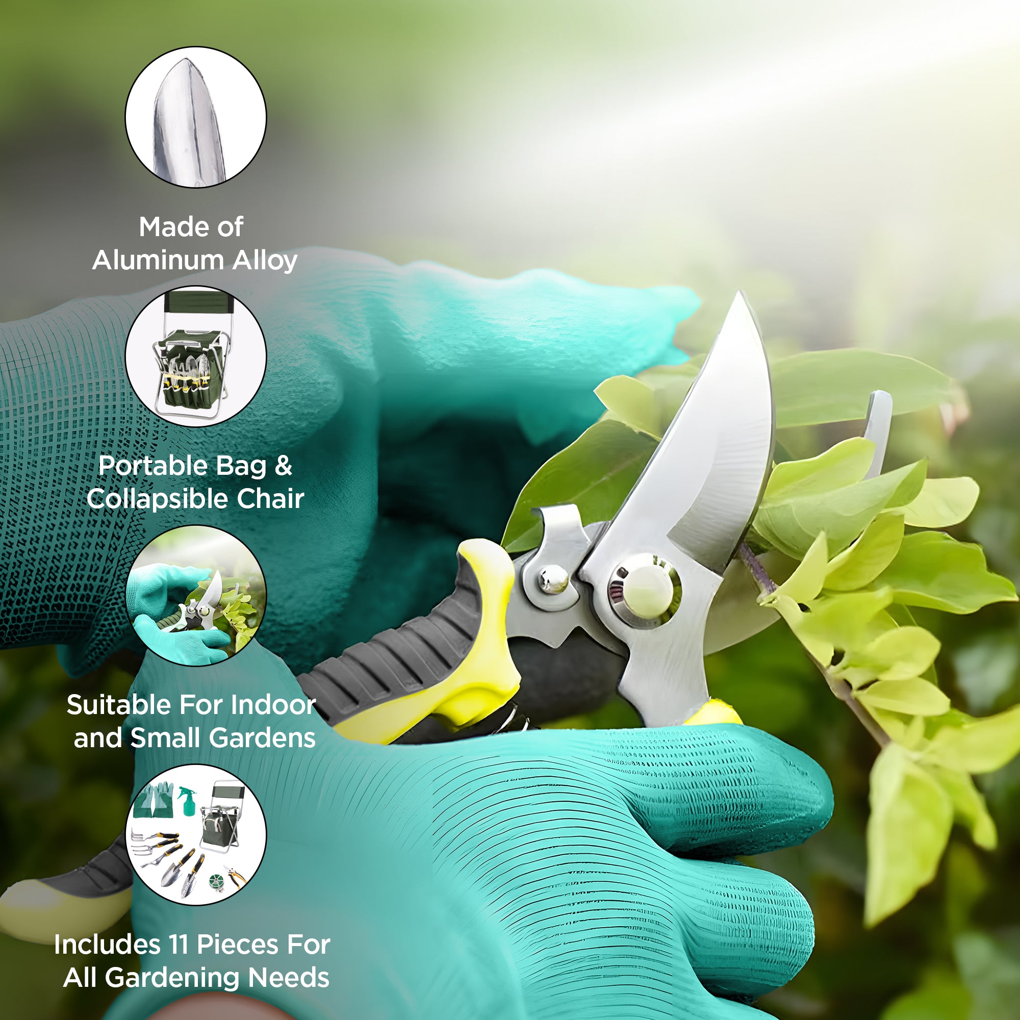 UMAI gardening tools - high-quality pruning shears