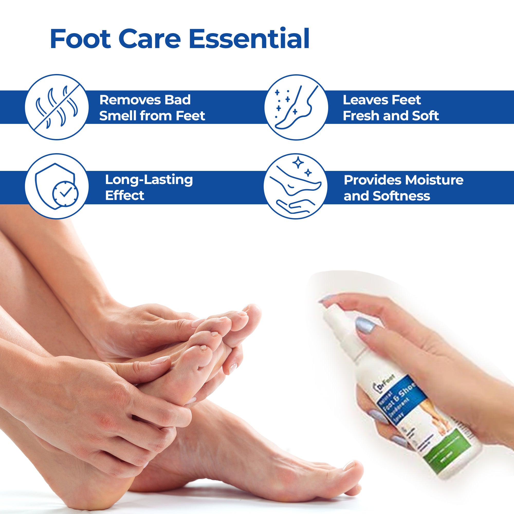 Dr Foot Foot Spray - Daily use for healthy feet