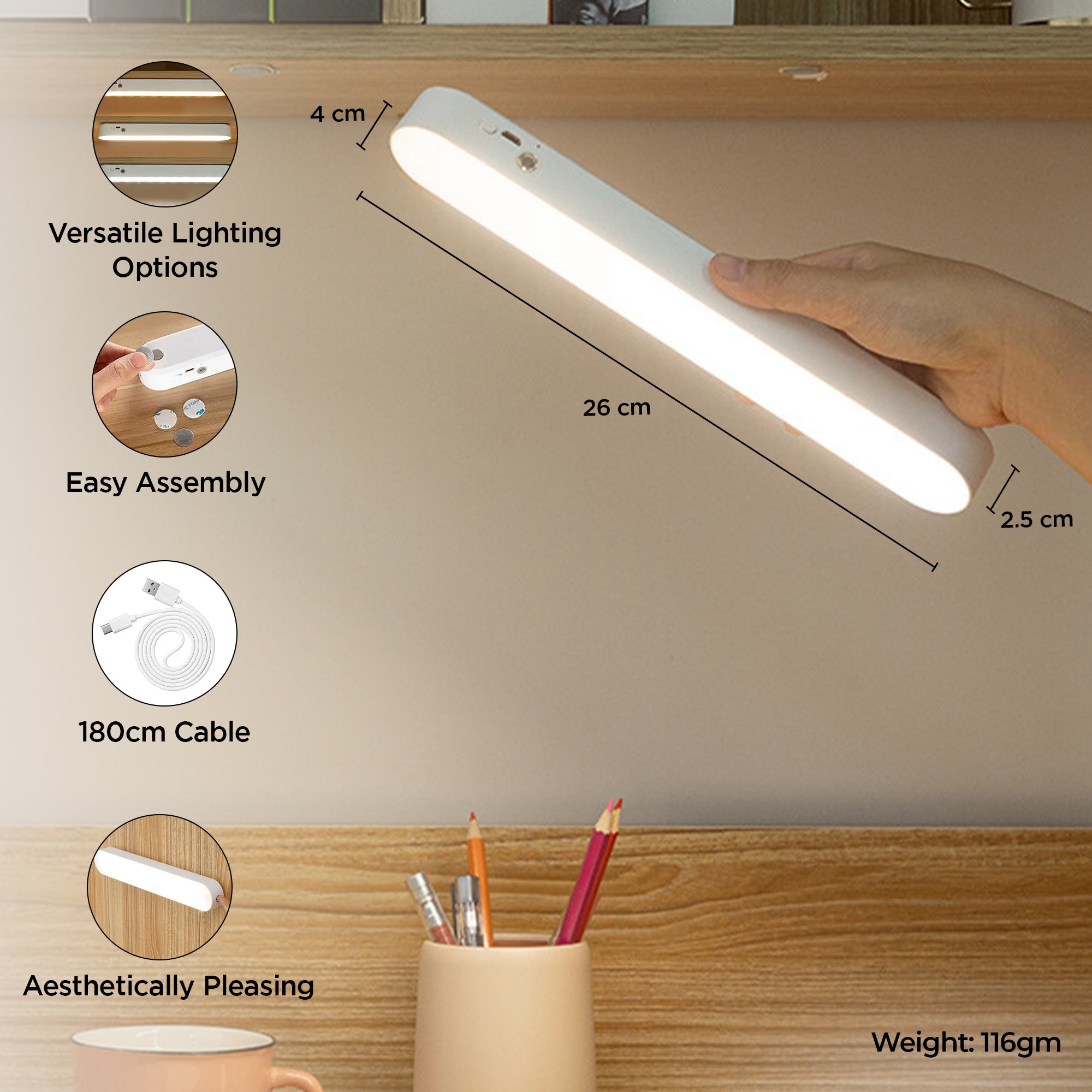 UMAI table lamp - enhancing mood lighting for relaxation
